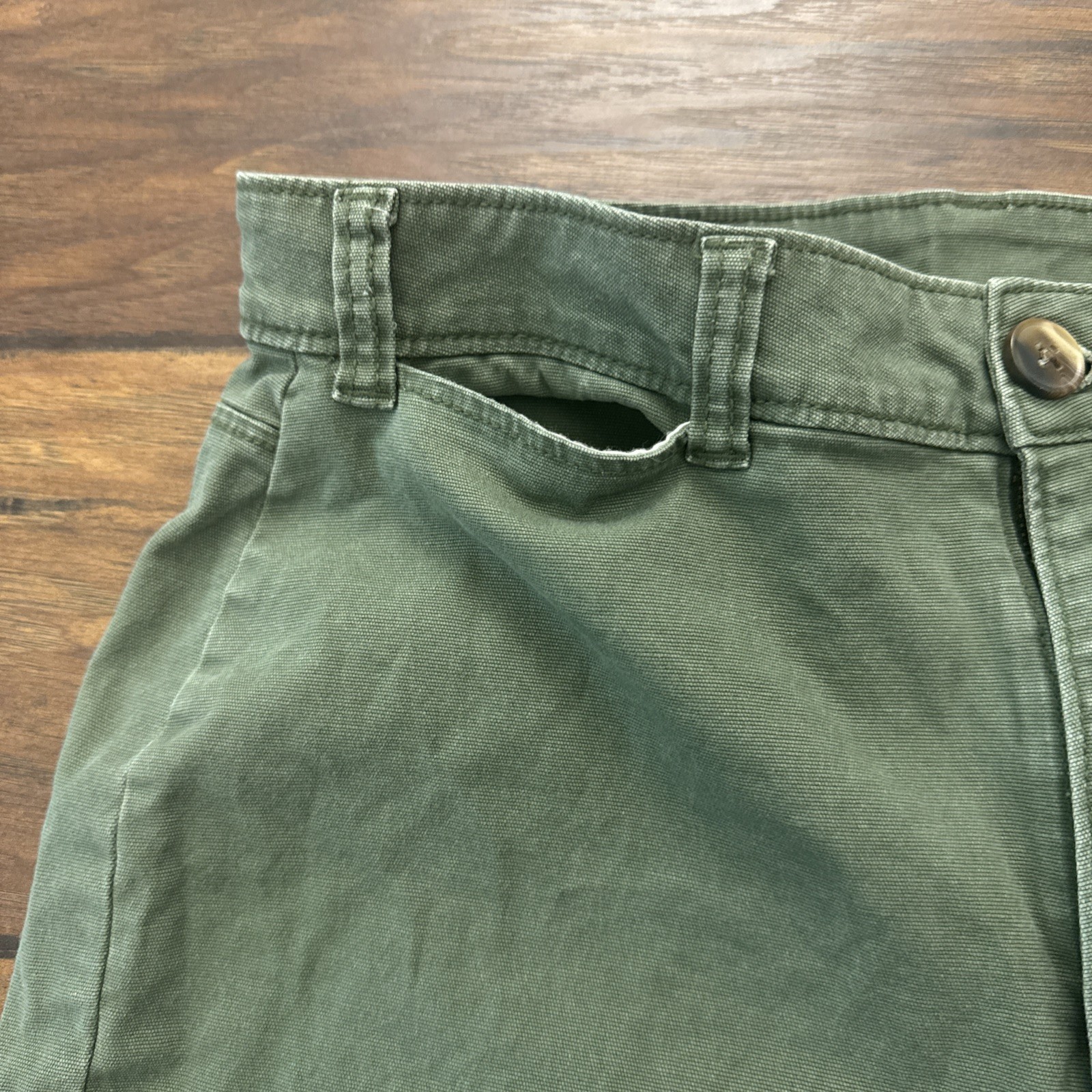 Old Navy Extra High-Rise Baggy Wide Leg Jeans Womens 4 Petite (28×25) Green