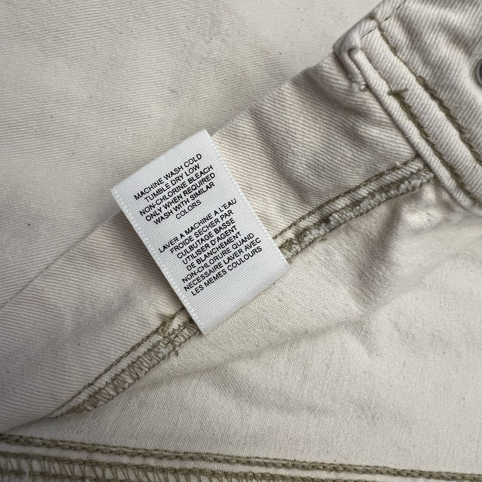 Polo Jeans Shorts Men’s 34 Beige Carpenter Hammer Loop Baggy Wide Leg Flag Logo