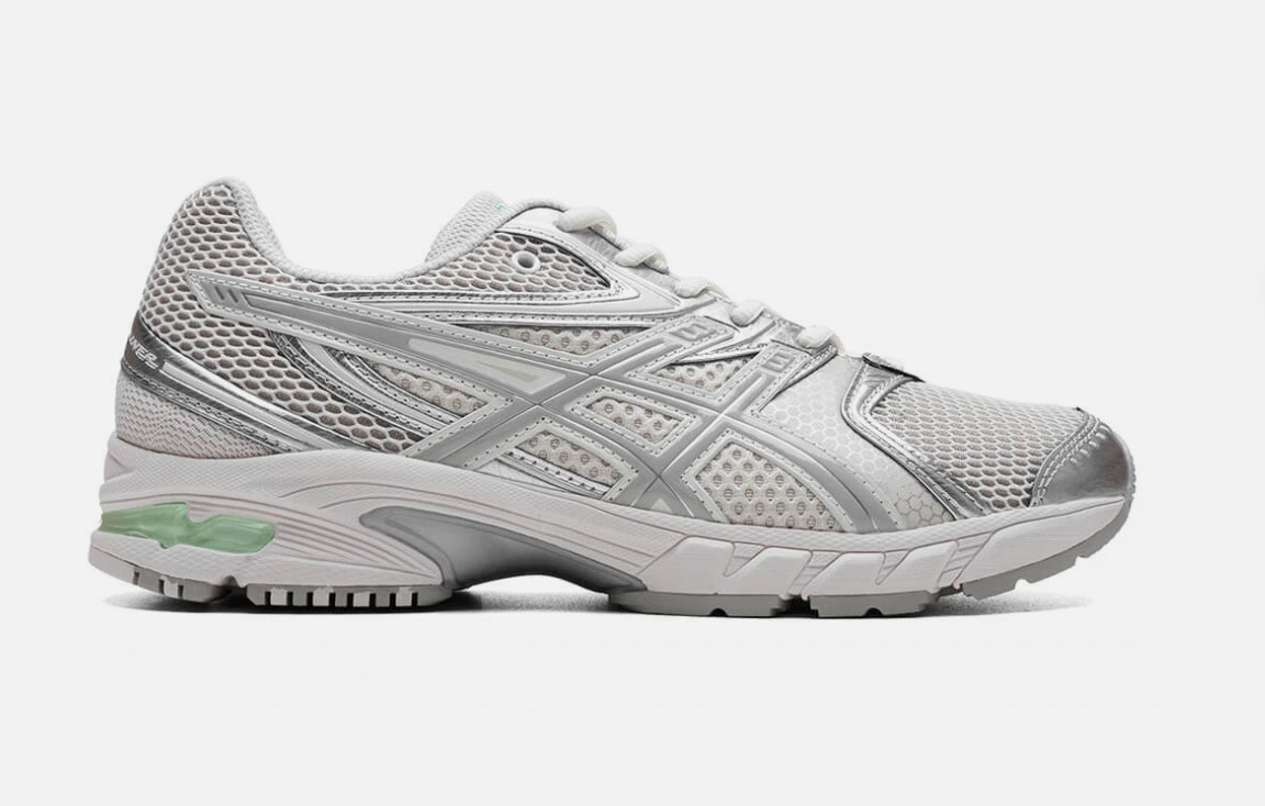 Asics Gel-Ds Trainer 14 Cream White Silver Grey Green 1203A607-104 Mens Size