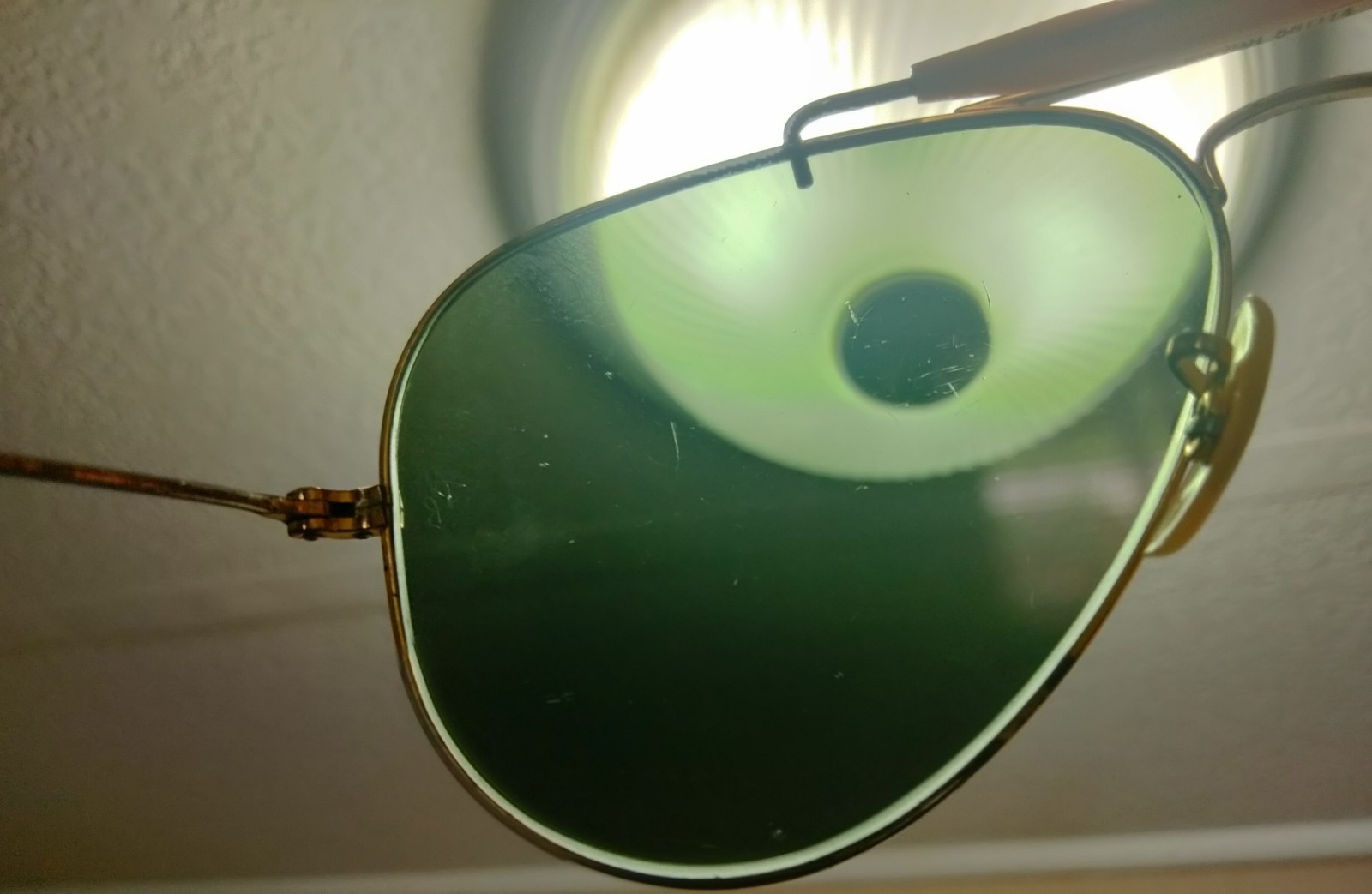 Ray Ban Aviator sunglasses 58 14 *Frames Show Wear Also some Lens Scratches