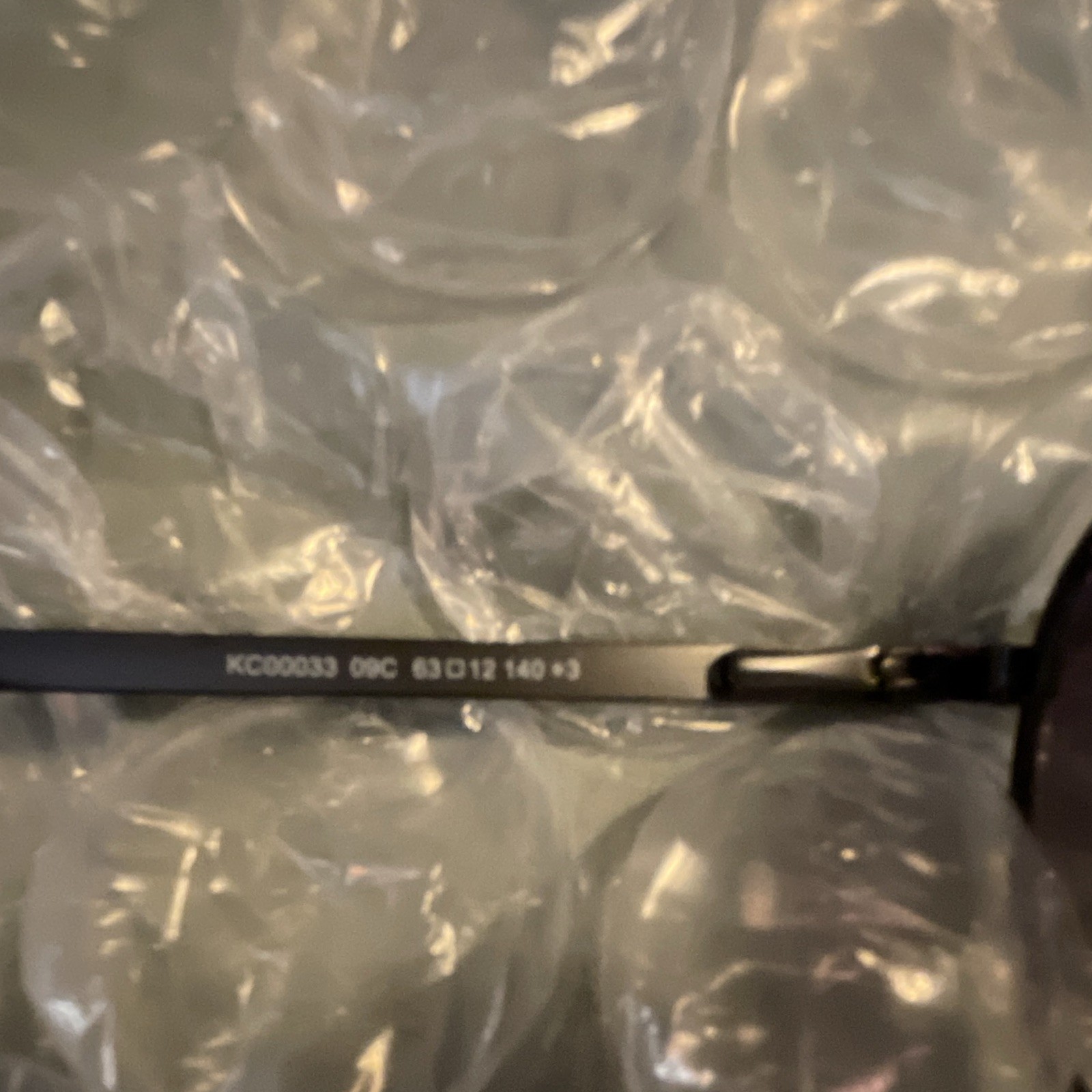 Kenneth Cole KC00033 Women’s Aviator Sunglasses Black Metal Frame UV400 140mm