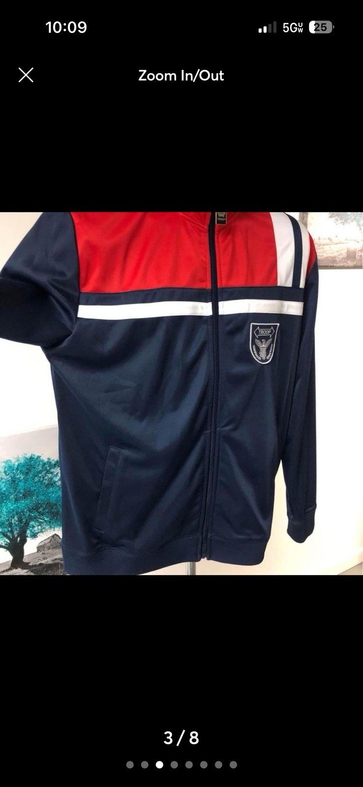 Troop Mens Full Zip Jacket Xxl Excellent Condition