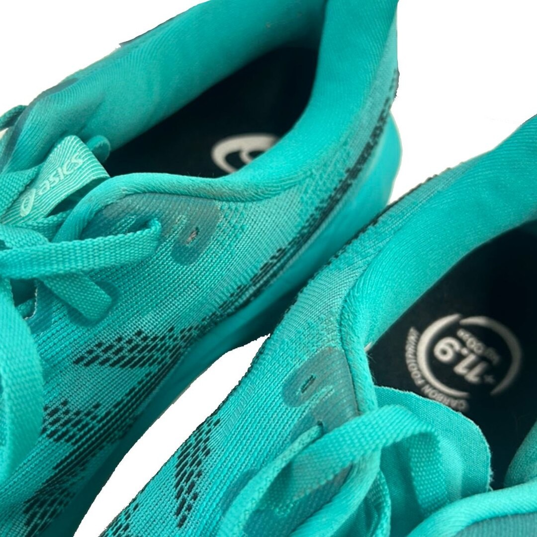 Asics NOVABLAST 5 Emerald Green X Black SNEAKERS 101B974 Blue 28cm Used MESC-0