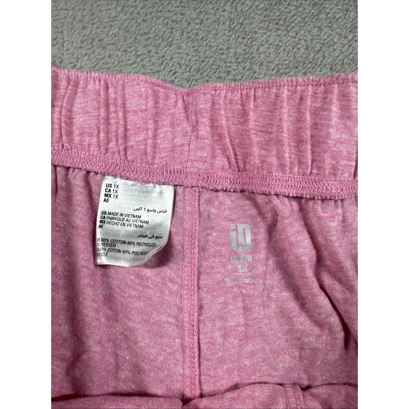 Ideology Women’s Pink Pockets Pull On Pants Size 1X NWT