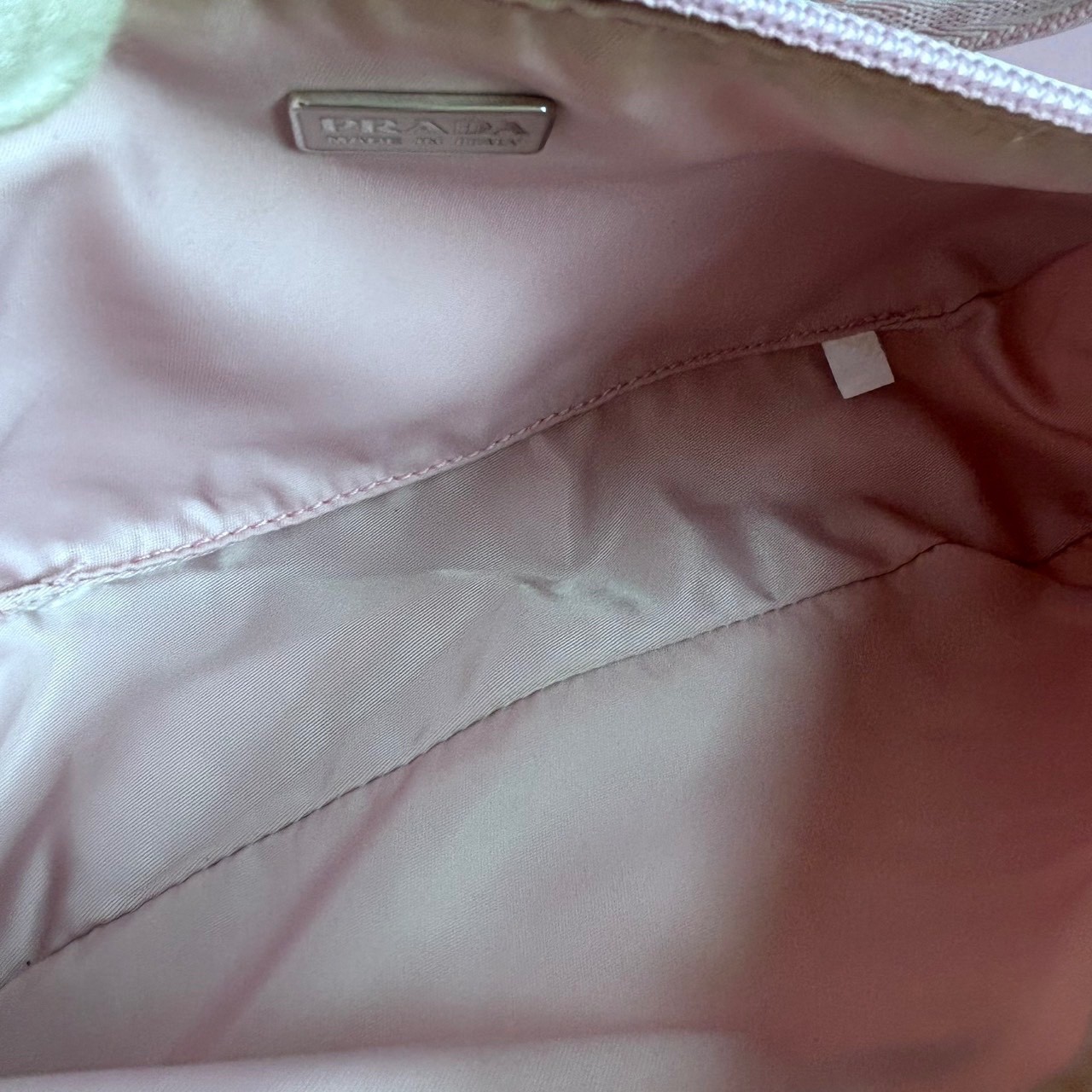 Prada Accessory Pouch Handbag Authentic Pink