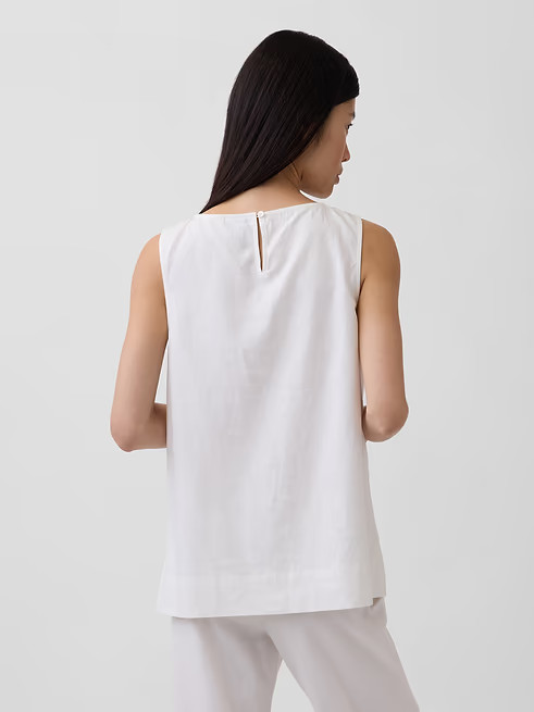 NWT GAP Linen-Blend Shell Tank Top