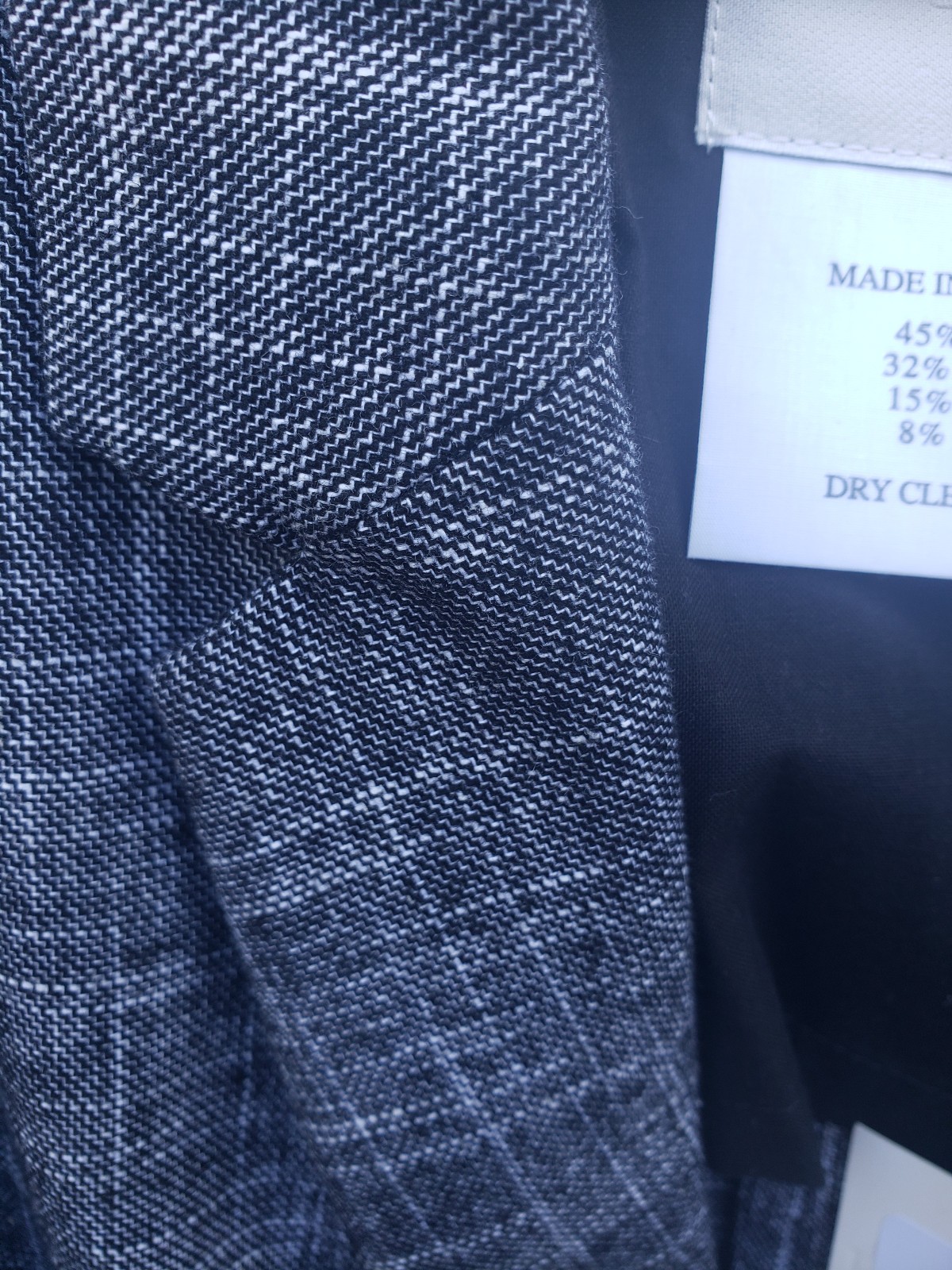Stephan Schneider / wool/cotton blend jacket / Grey / size VII