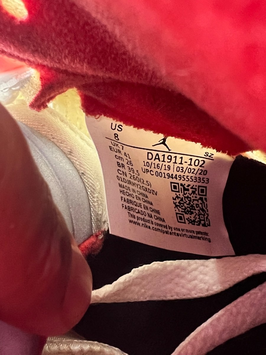 Jordan 5 Retro Fire Red Silver Tongue (2020) 8 (Moderately Worn Size 8 (No Box)