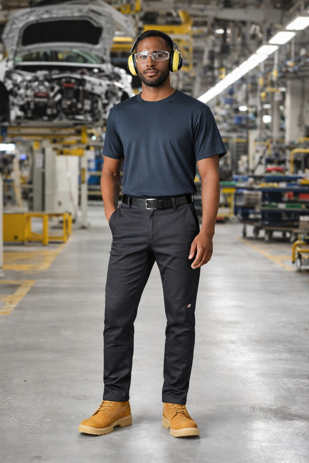 Dickies Men’s WP811 Skinny Straight Double Knee Work Pants