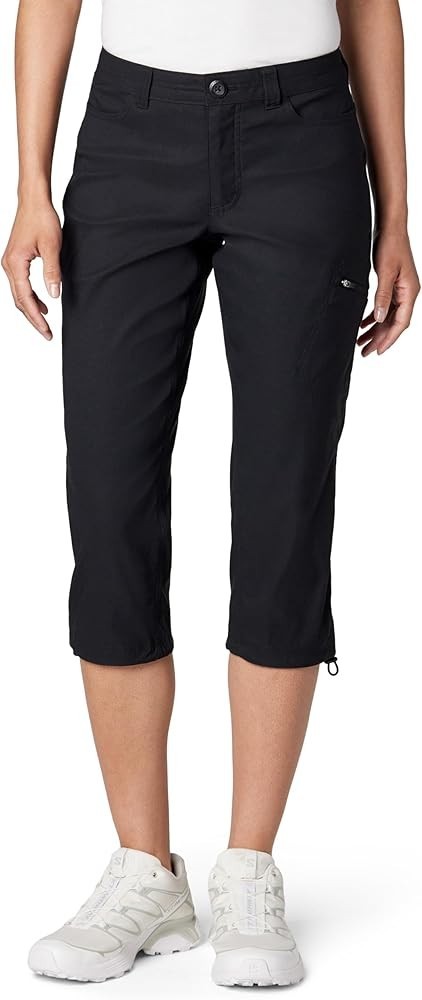 Eddie Bauer Women’s Rainier Capri pants hiking Black Size 6