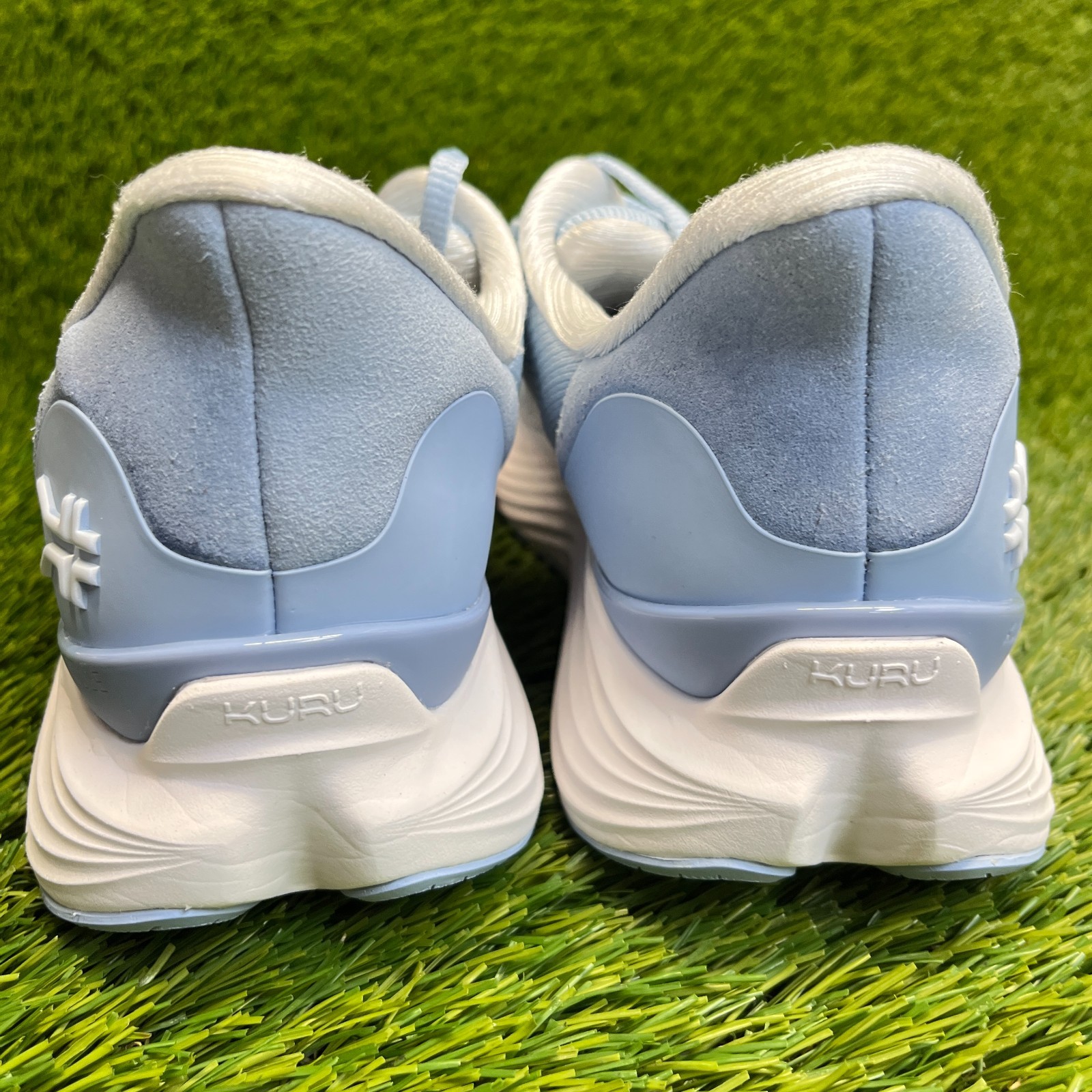Kuru Atom 2 Womens Size 9.5D Blue White Athletic Running Walking Shoes Sneakers