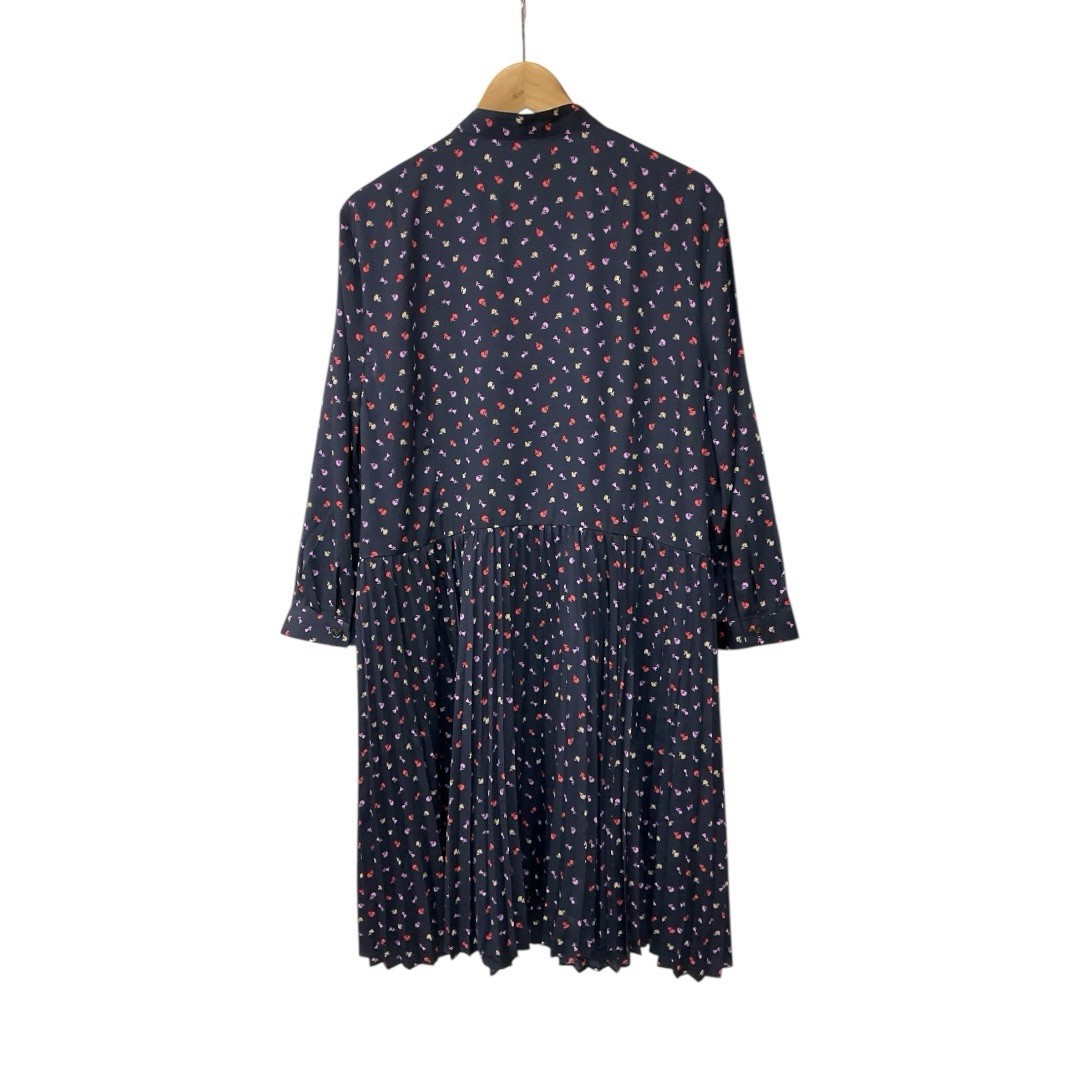 NWT Ann Taylor Floral Pleated Night Sky ShirtDress XXL