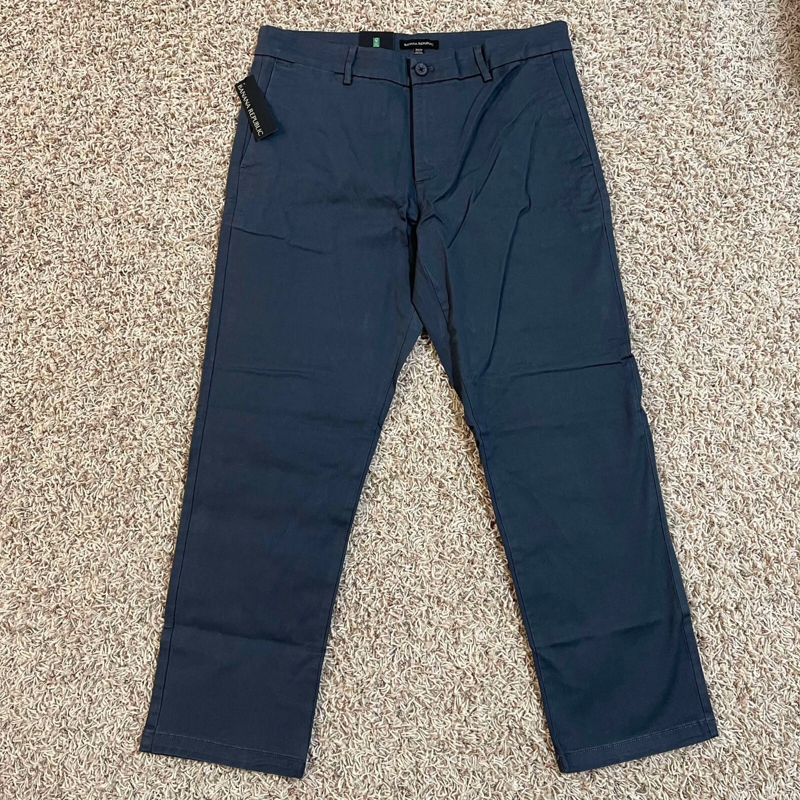 Banana Republic Men’s 5-Pocket Chino Pants Grey, Size 34×29 (New)