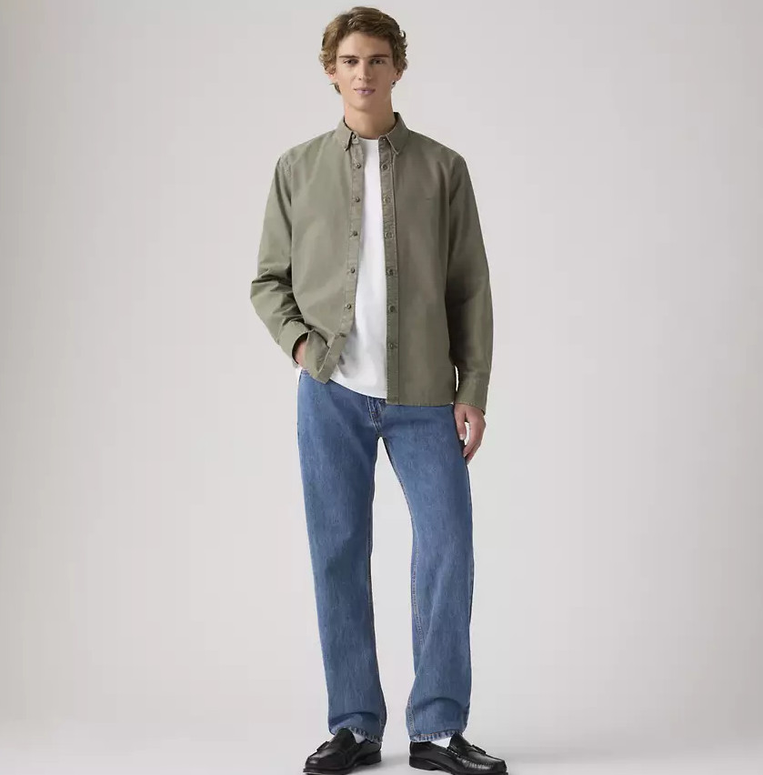 Levi’s 505™ Regular Men’s Jeans, Medium Stonewash – Non Stretch (NEW WT)