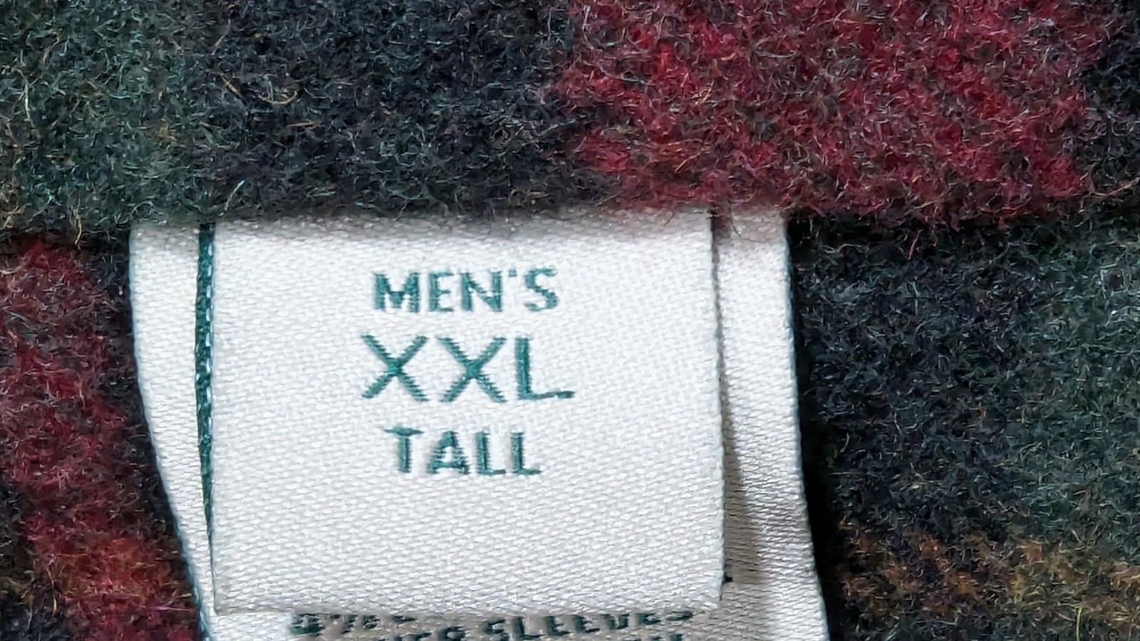 Vtg LL BEAN Barn Chore Coat Tan Canvas Red Plaid Wool Lining Men’s XXL TALL EUC*