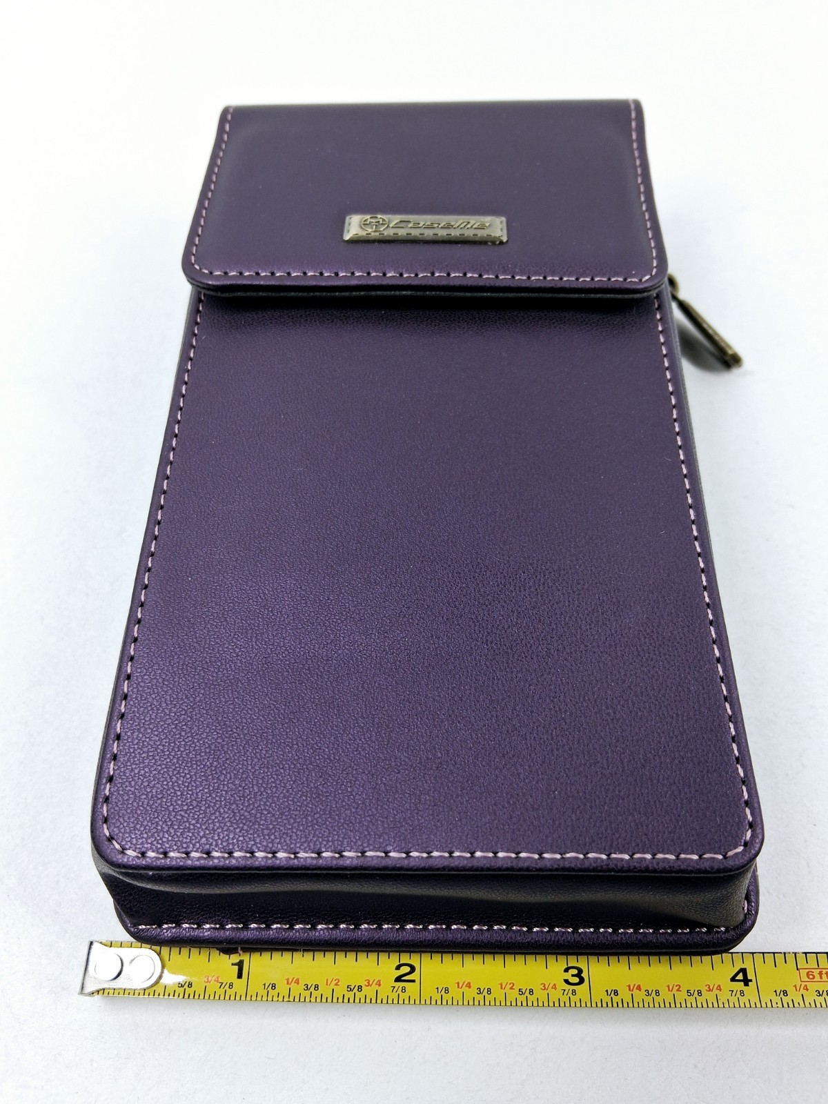 CaseMe Multi Functional Crossbody Phone Case Bag Card Holder Wallet Purse Purple