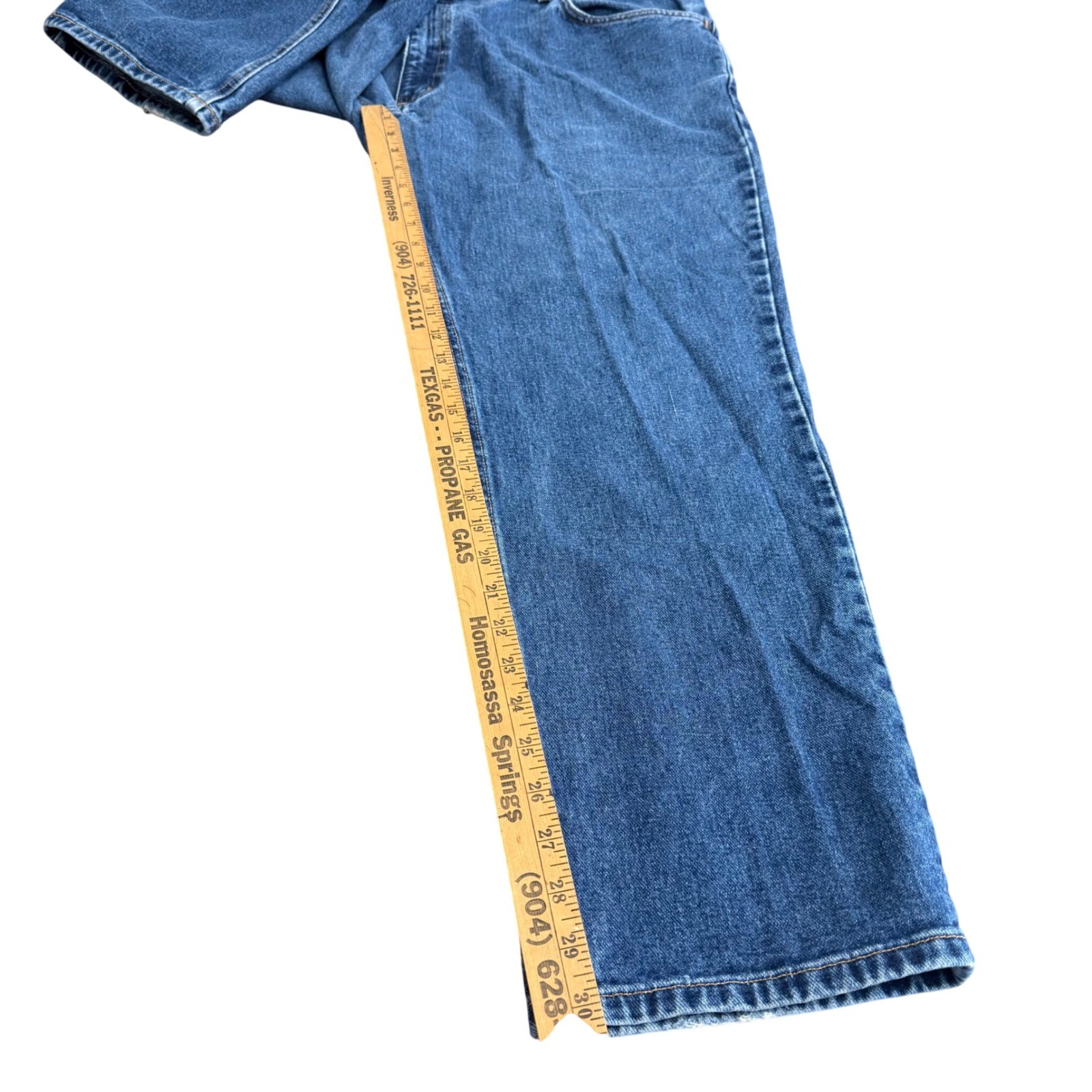 All American Clothing Co Mens Blue Denim Jeans Style AAC101D Cut 5470 40×30