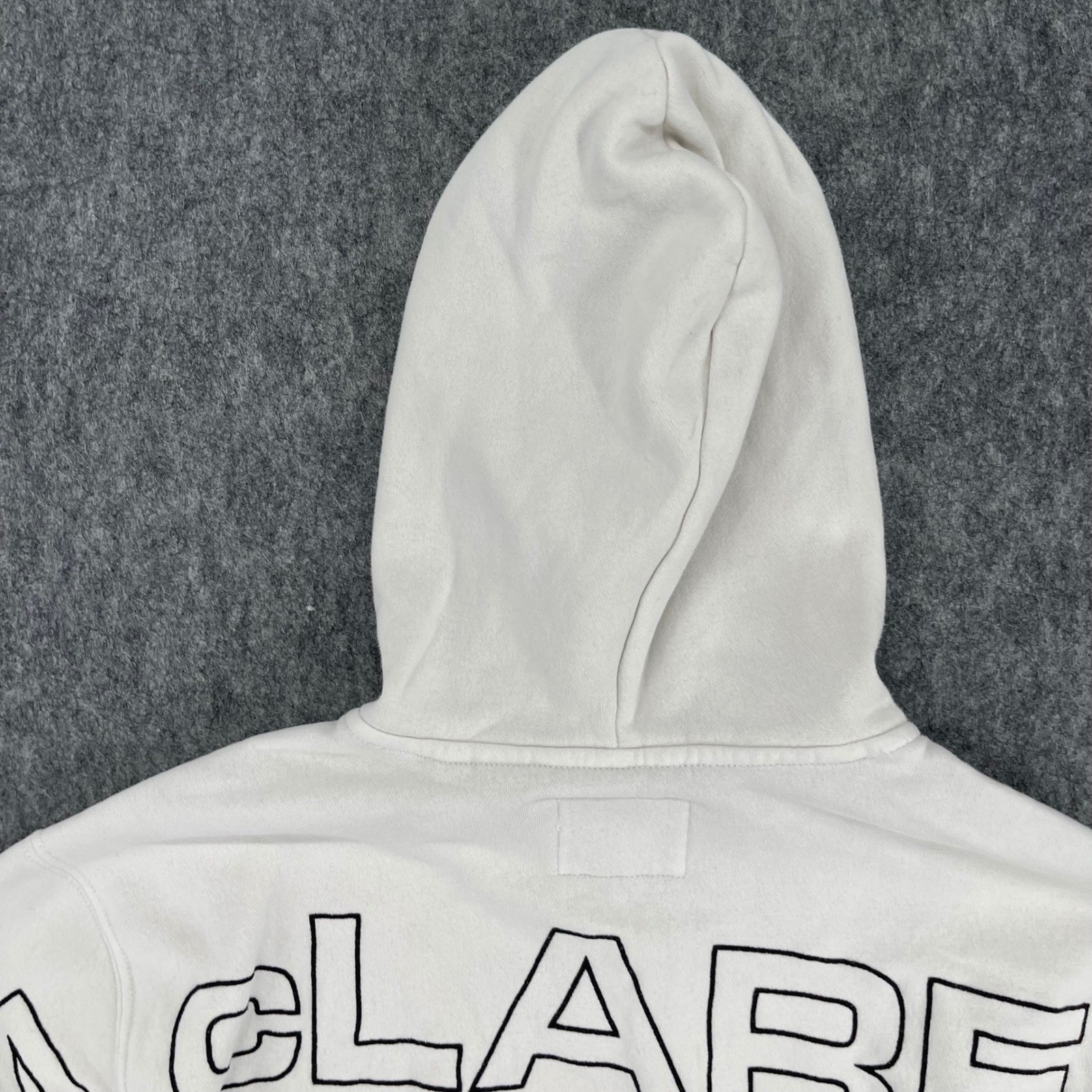 McLaren Formula 1 Team Hoodie Mens Small White Racing Sweatshirt F1 Logo