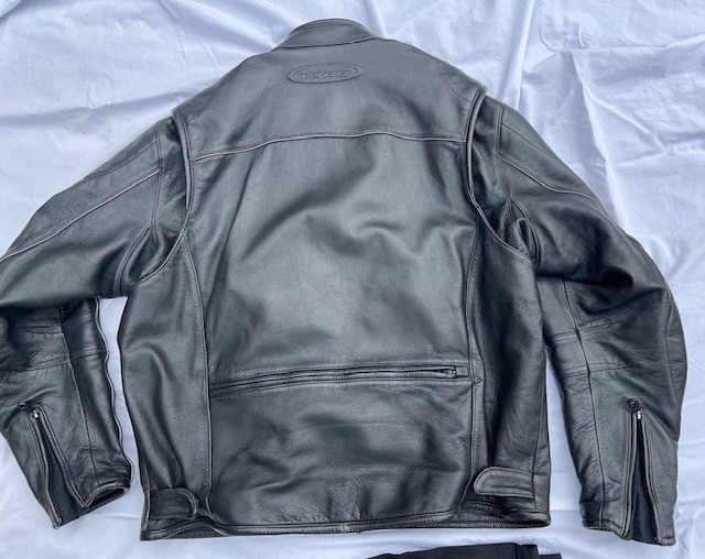 FXRG Harley Davidson leather motorcycle jacket men xl