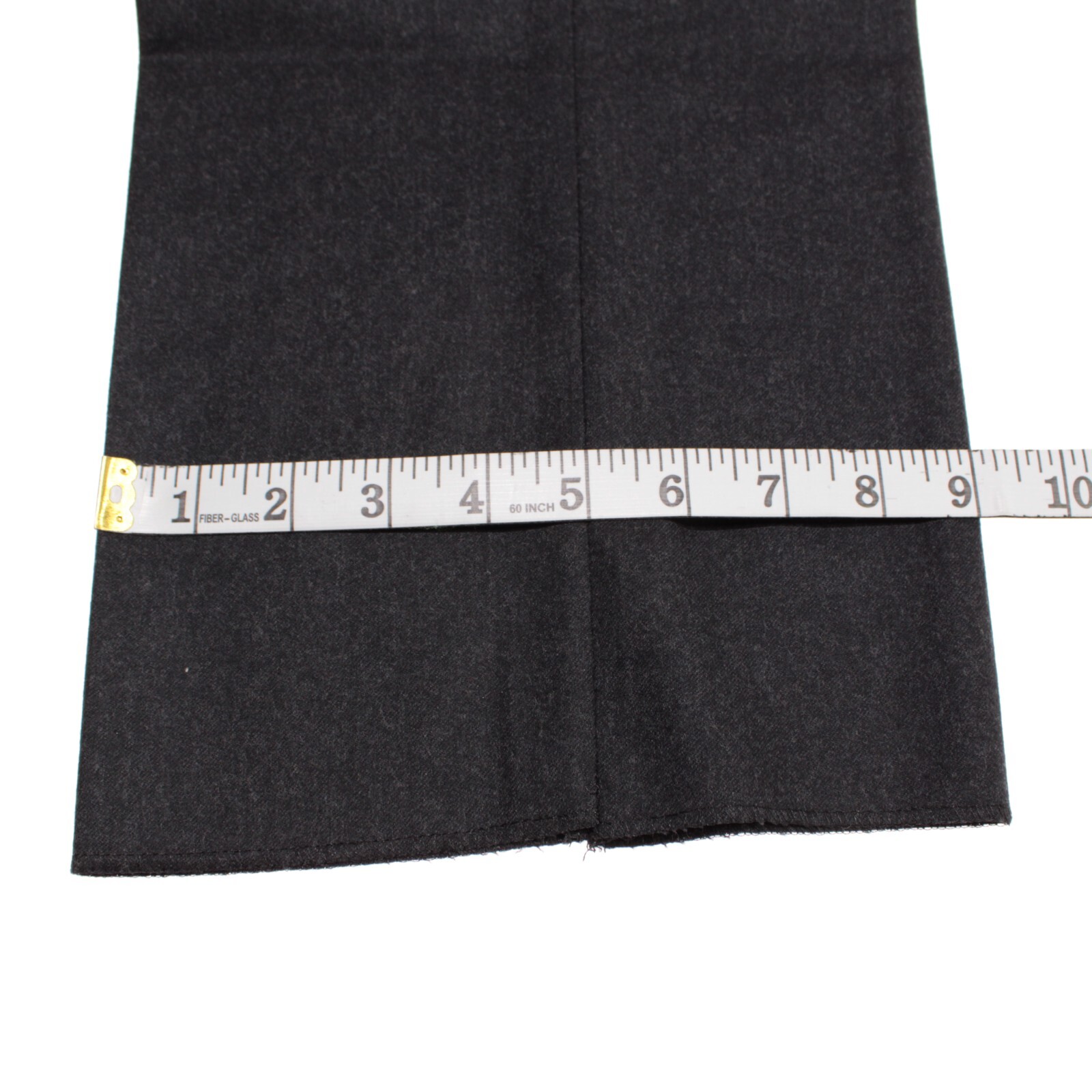 Zanella NWD Dress Pants Size 42 US Devon In Solid Gray 100% Wool