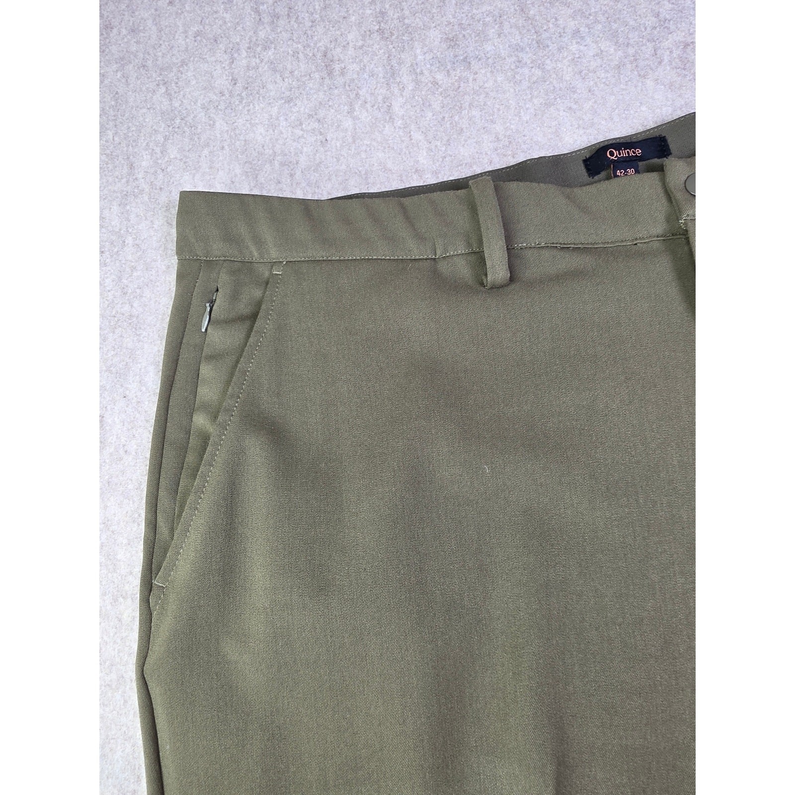 Quince Performance Tech Chino Pants Sz 42x30Olive Green Pants