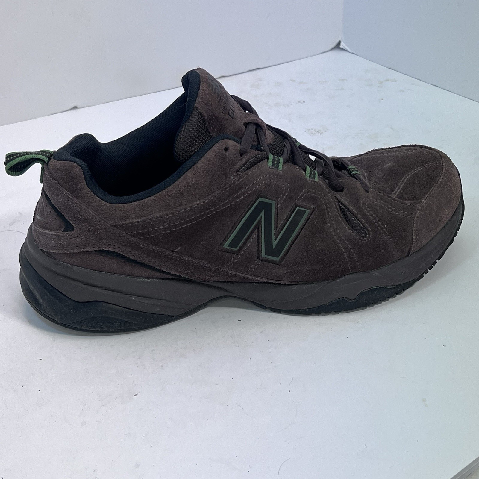 New Balance 608 V4 Size 10.5 4E Brown Suede Green Beef Broccoli MX608V4O