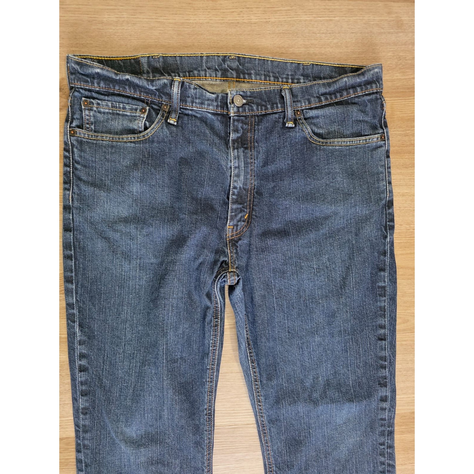 Levi’s 541 Athletic Fit Jeans Men’s 38×32 Dark Wash Tapered Stretch Denim