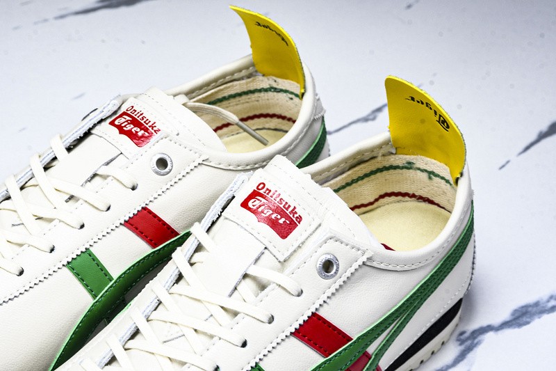 Onits*ka Tiger Mexico 66 SD Birch Green Red Yellow 1183A872-100 Unisex Size 4-11