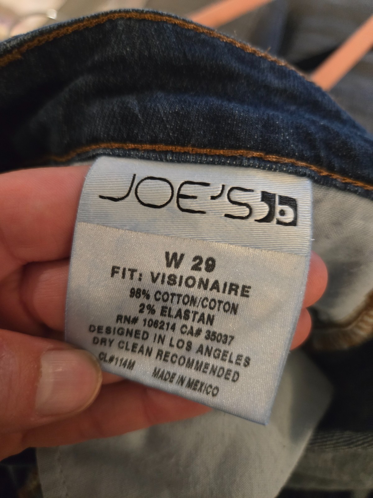 Joe’s Jeans Visionaire Bootcut Flare Jeans Women’s W29 Dark Wash Stretch Denim