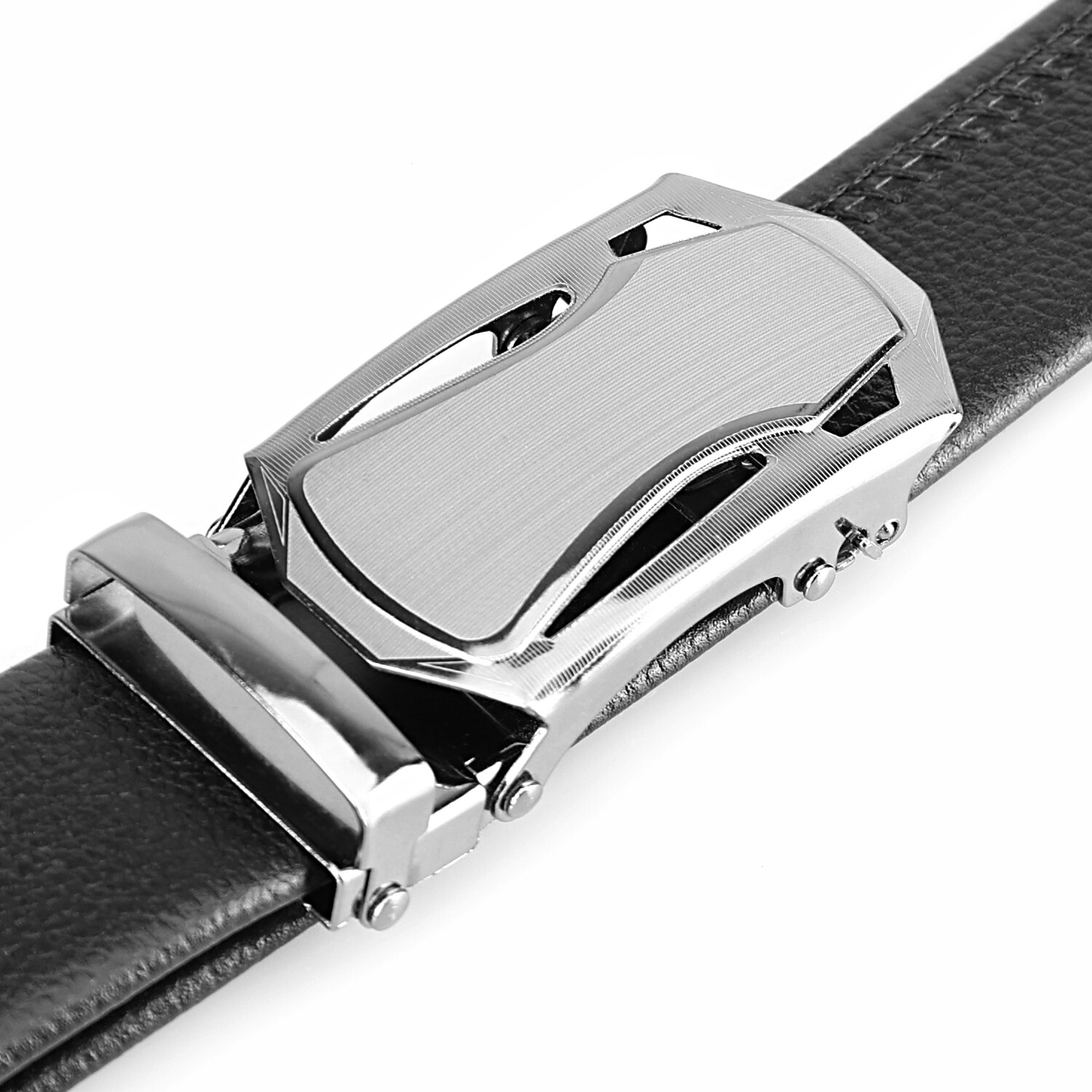 Magnetic Ratchet Automatic Buckle Belt Business Belt Wedding Banquet Workplace