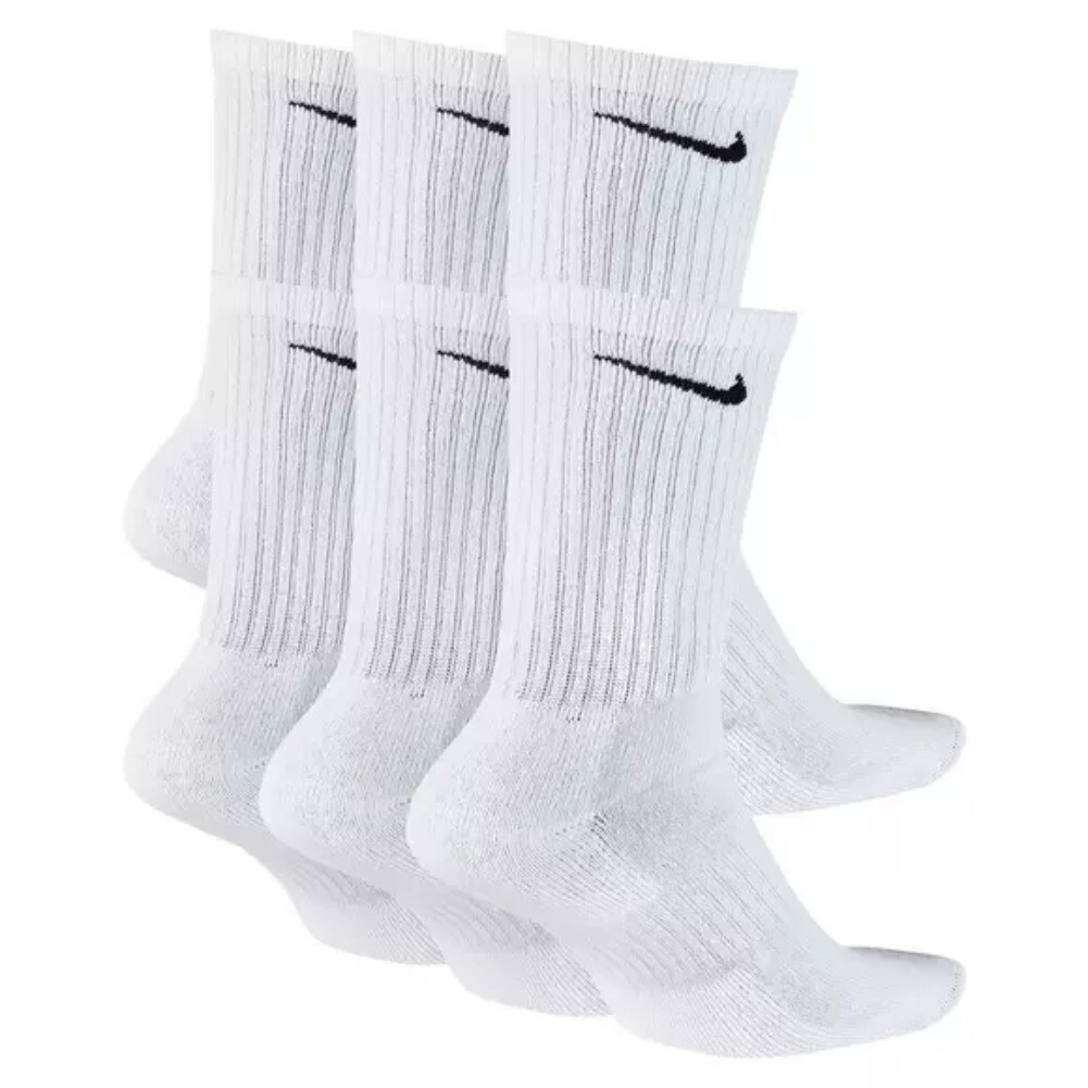 Nike Men’s Socks Dri-Fit Everyday Cushioned Athletic Fitness Crew Training Socks