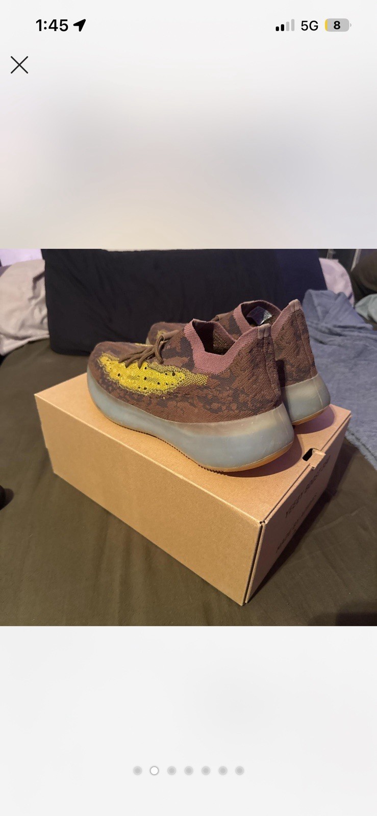 adidas Yeezy Boost 380 Onyx Non-Reflective Primeknit Lace Up Low Top FZ1270