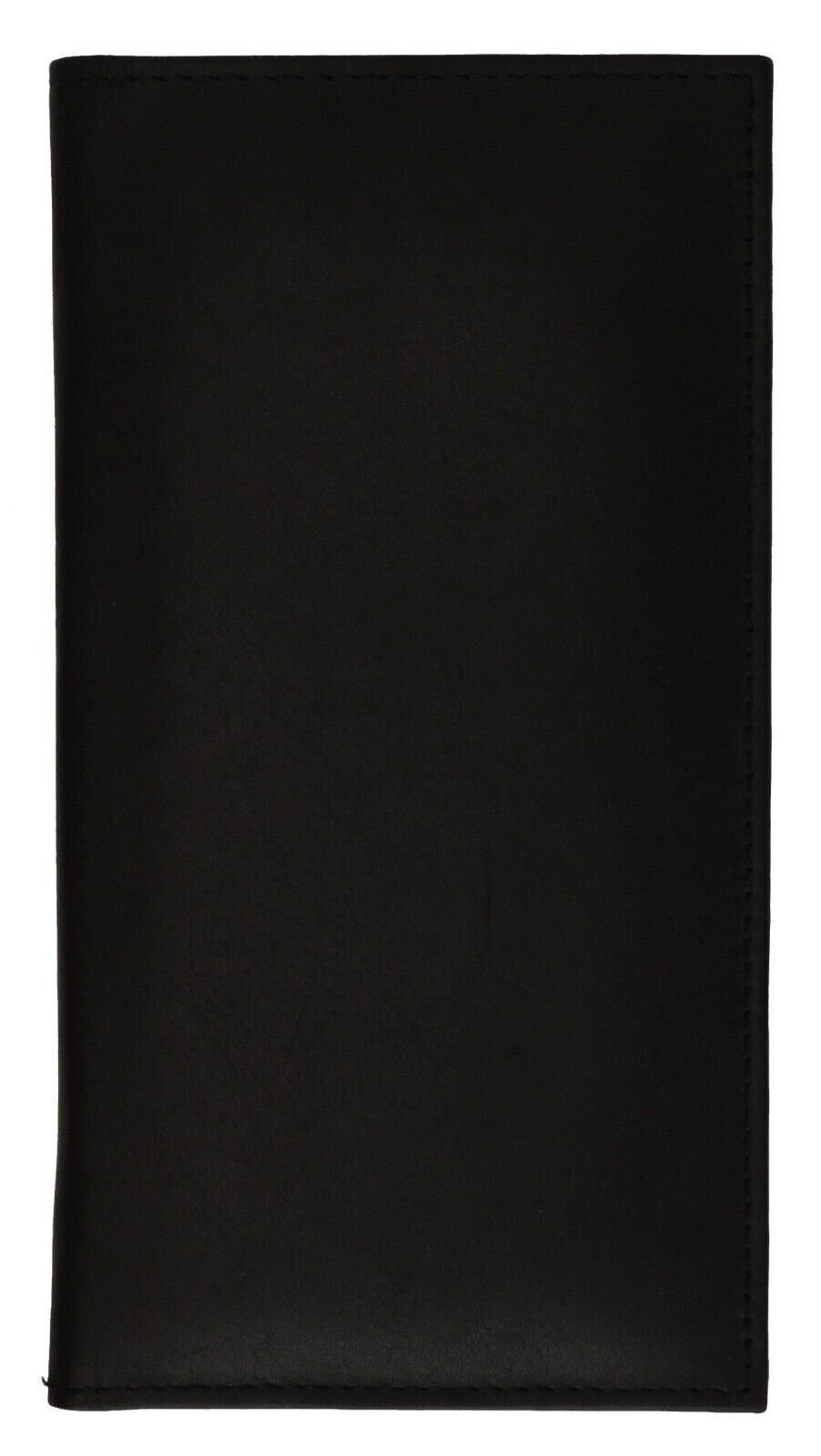 Brand New Hand Crafted Genuine Soft Leather Checkbook Cover Black