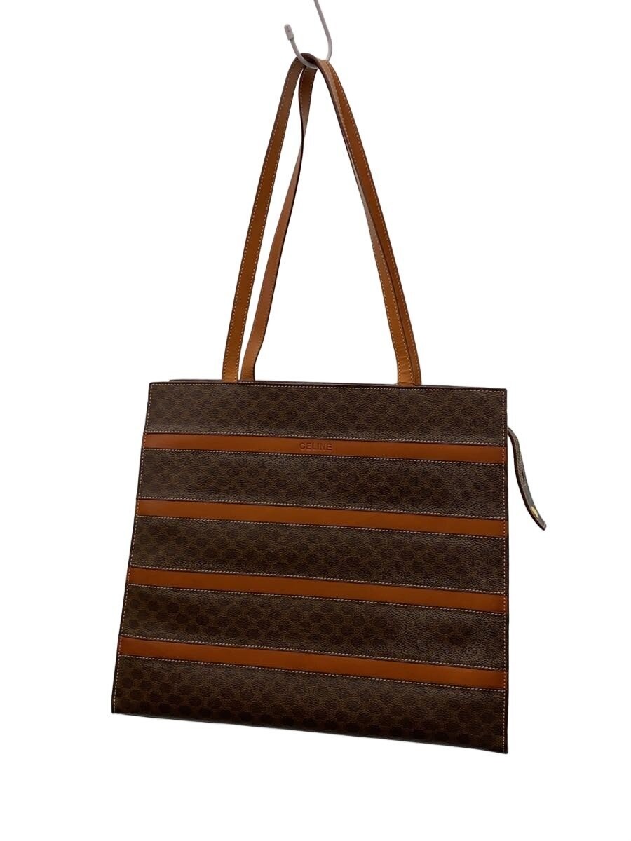 Used Celine Tote Bag/Leather/Brw/Allover Pattern/Mc96/Macadam Bag