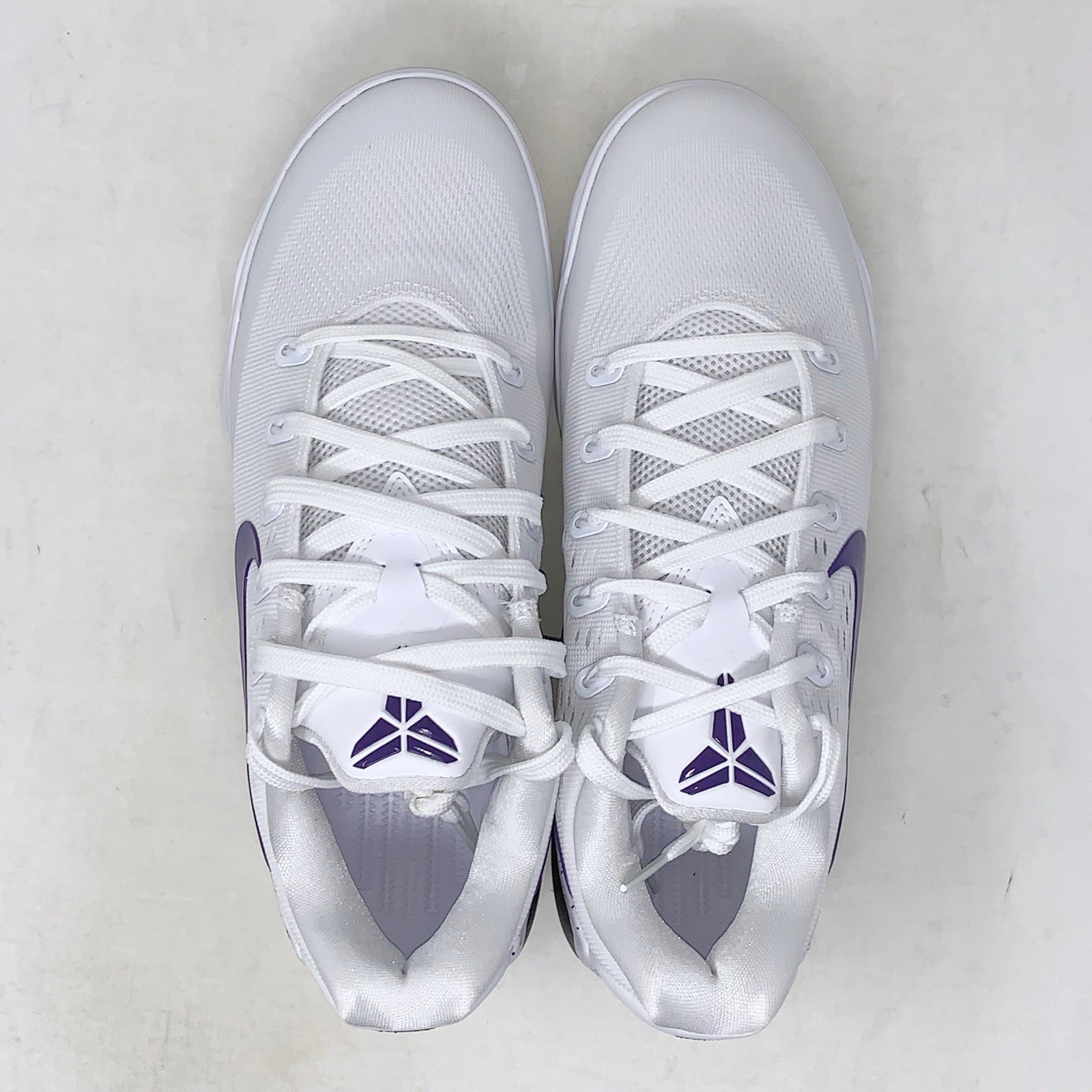 Nike Kobe 9 Elite Low Protro ‘LA Lakers Home’ White Sneakers, Size 12 IH1401-100