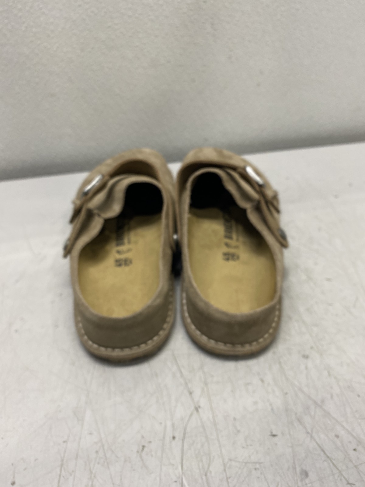 Birkenstock Lutry Premium Suede Gray Taupe Men’s Size 12