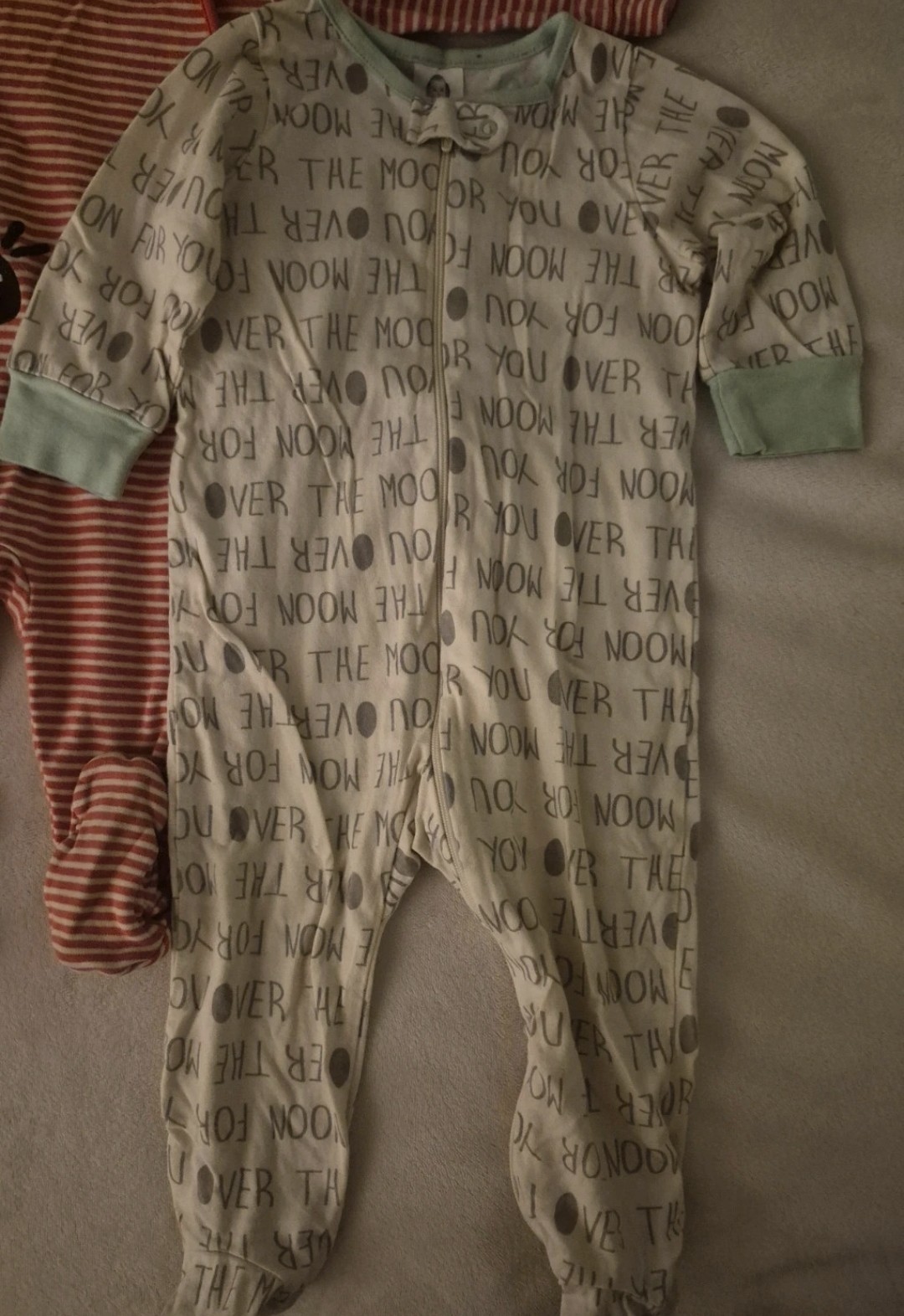 Carter’s Next Gerber 3pc Footed Cotton Sleeper 6-9M Long Sleeve Snap