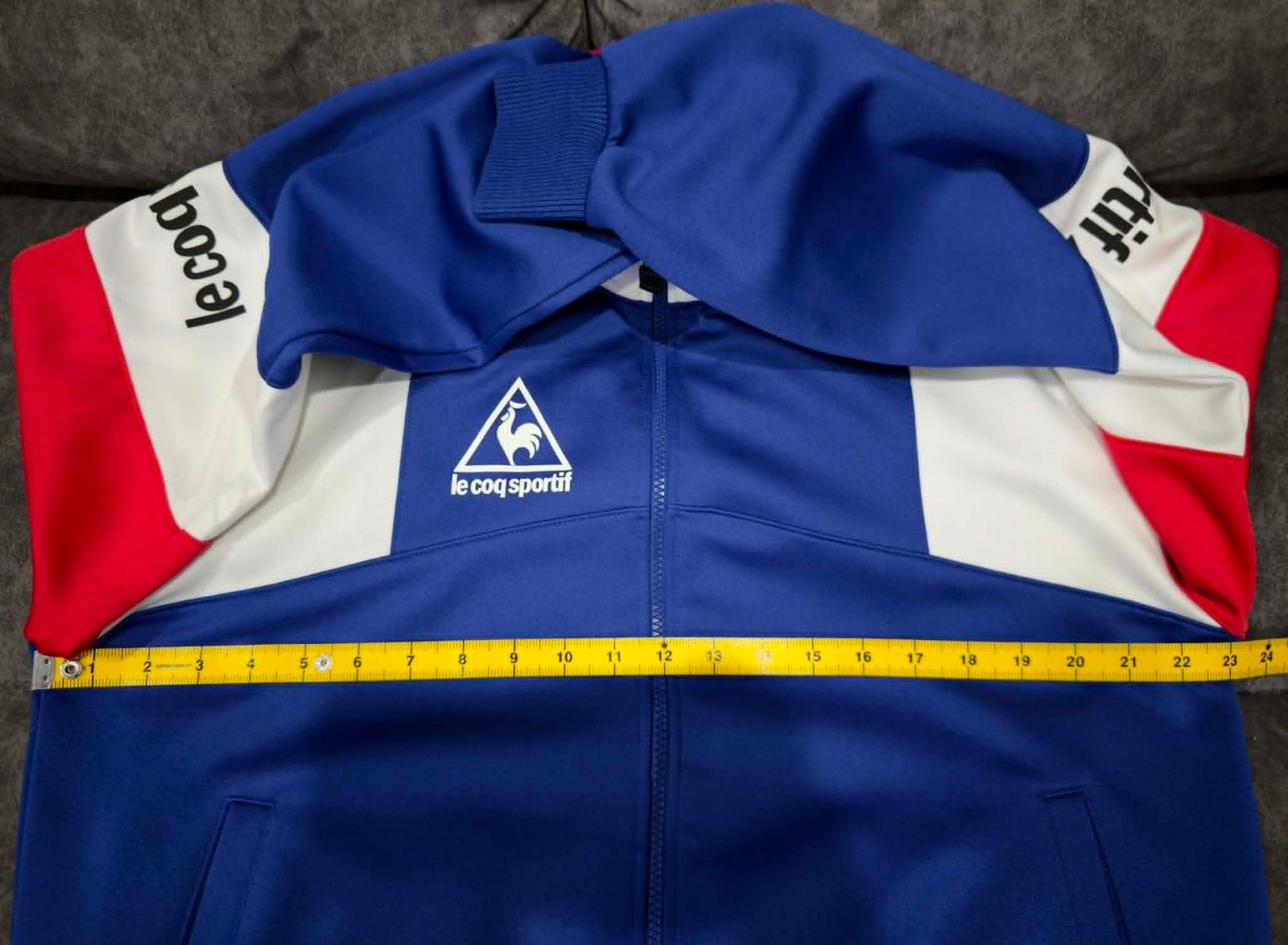 Vintage 90s Le Coq Sportif Track Jacket Tricolor Made in Japan QS-5064 Retro