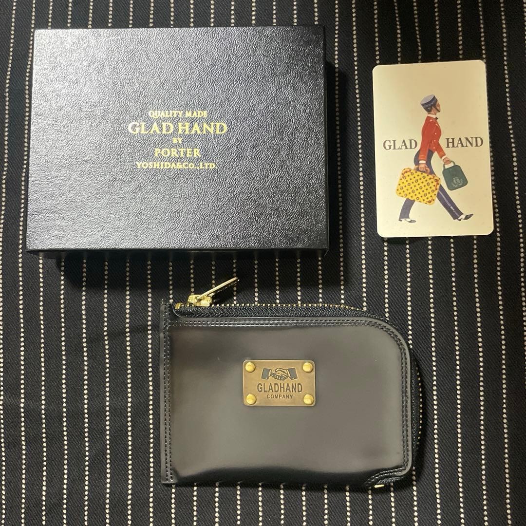 Glad Hand Porter Coin Case grad hand Coin Purse Wallet