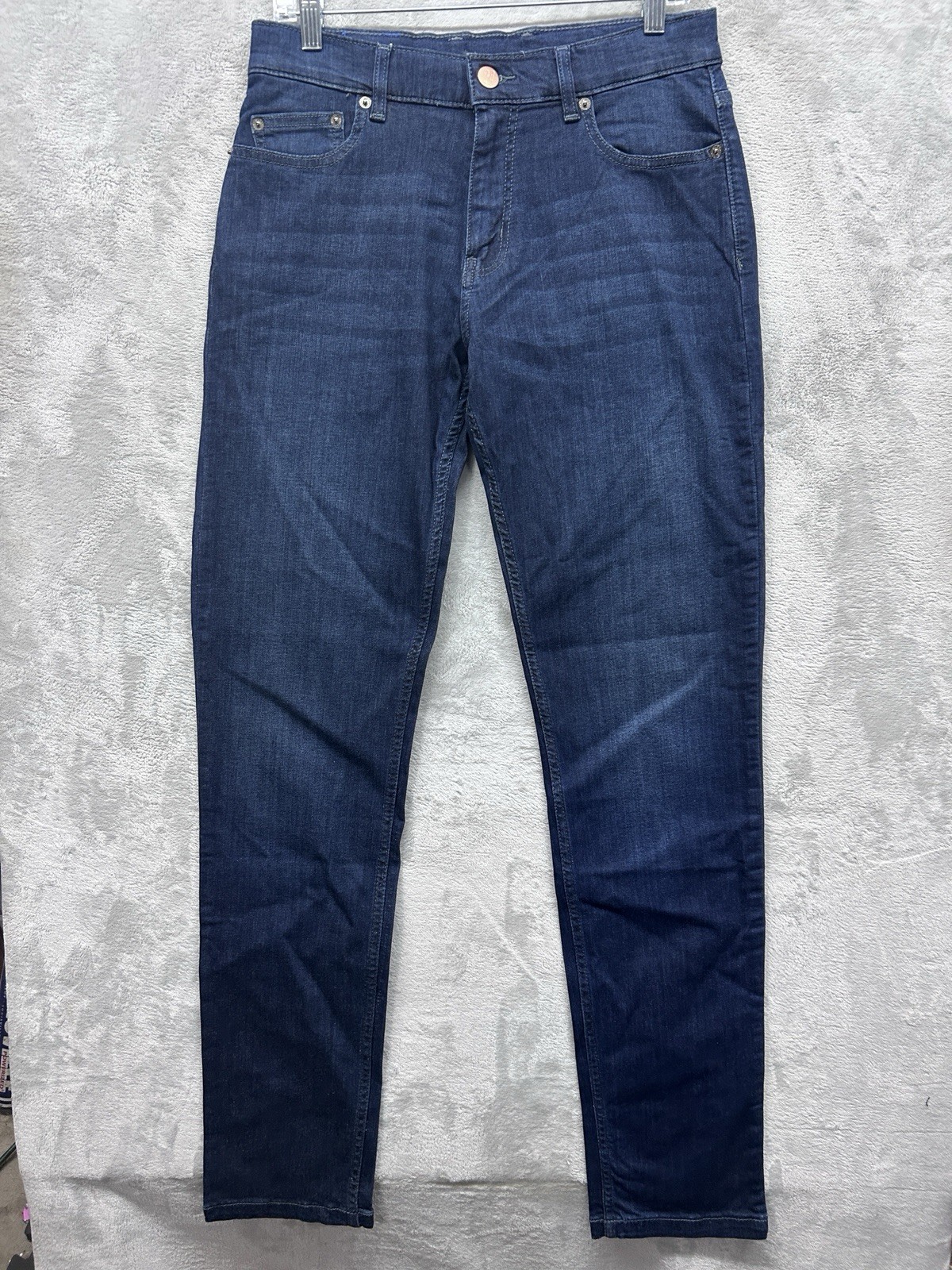 Mugsy Fultons Jeans Men’s 32×34 Blue Denim Stretch 5-Pocket Casual FLX3NFU.