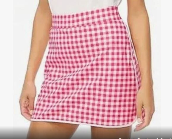 J.Crew J. Crew Golf Tennis Paddle Ball Gingham Print Skort Skirt Plus 2X