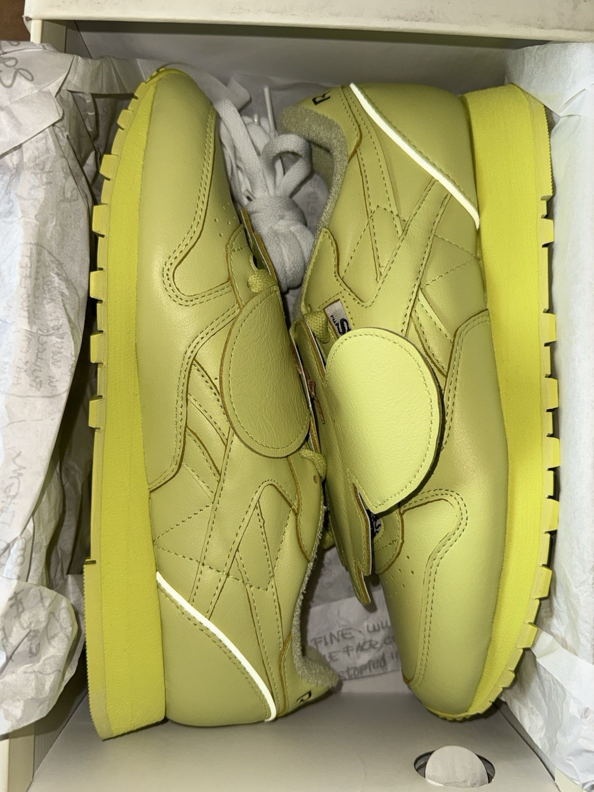 Reebok Classic Leather Eams Elephant Cool Aloe Low-Top Sneakers