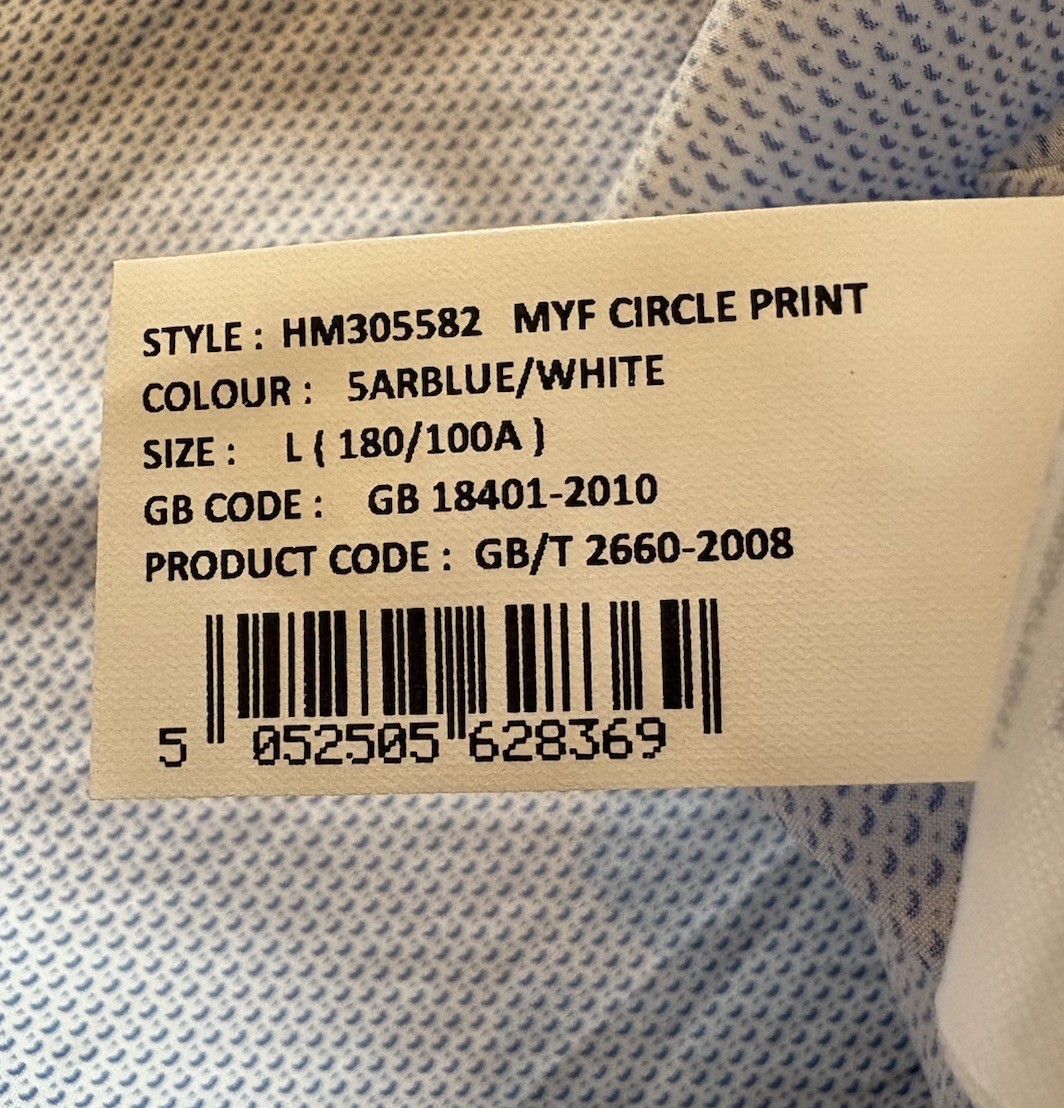 NWT Hackett Mayfair Men’s Size Large Slim Fit (180/100A) Dress Shirt 135.00GBP