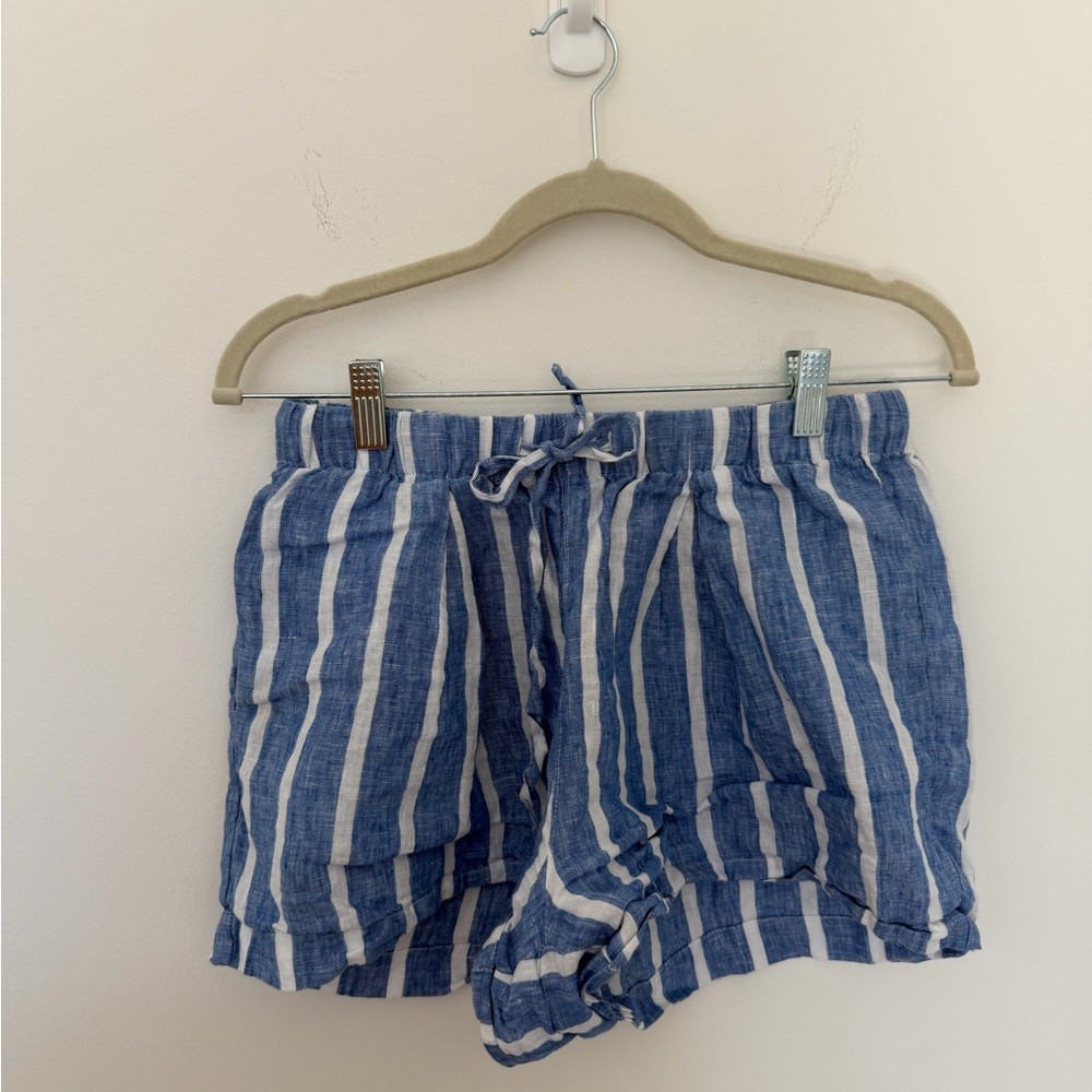 💙 Birds of Paradise by Trovata Chambray Linen Shorts | Size S 💙