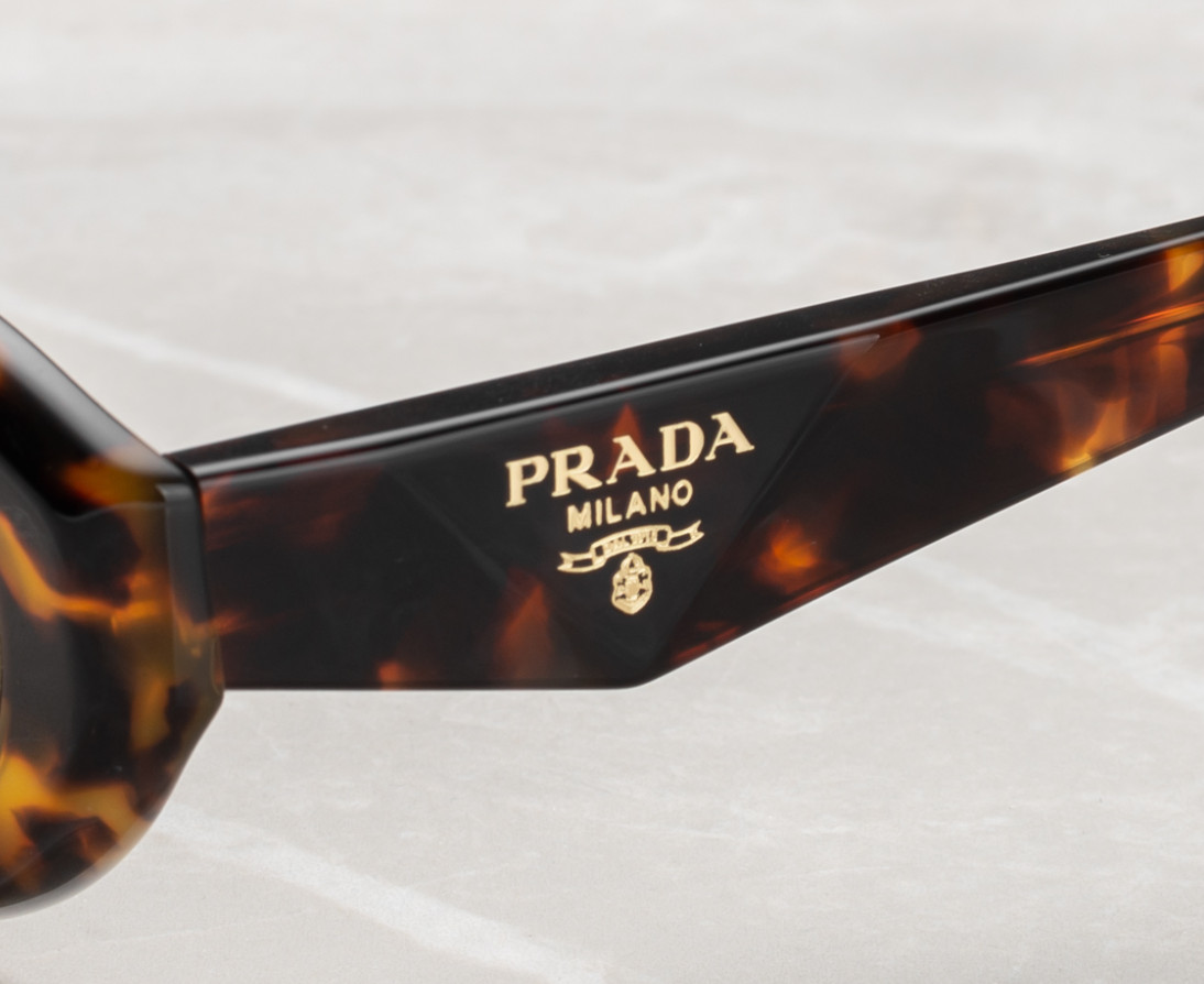 PRADA PR 26ZS 14L09Z Honey Tortoise Brown Women’s 55 mm Sunglasses NEW 100%
