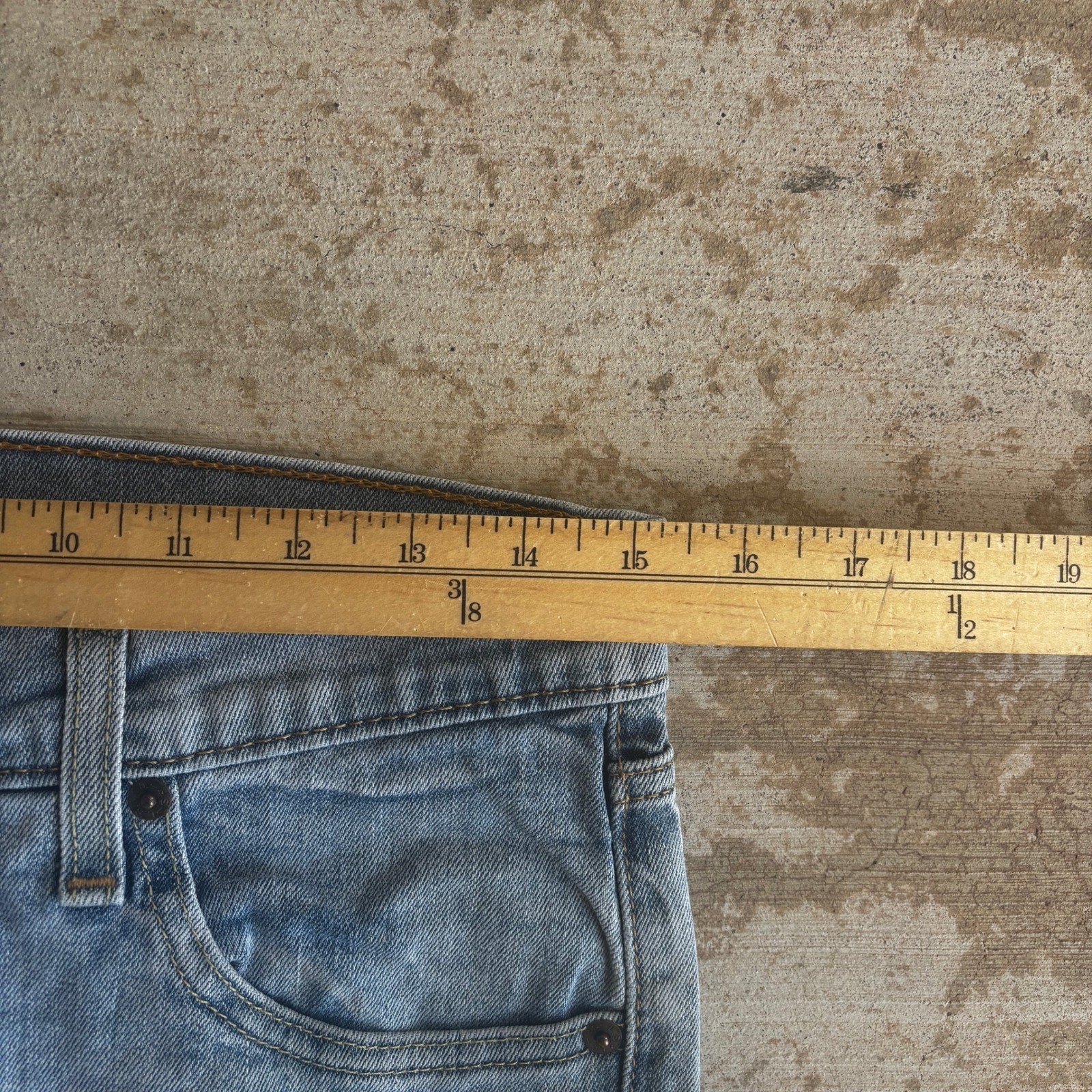 Y2K Levi’s 527 Jeans Mens 30×30 Blue Light Wash Slim Bootcut Denim Distressed