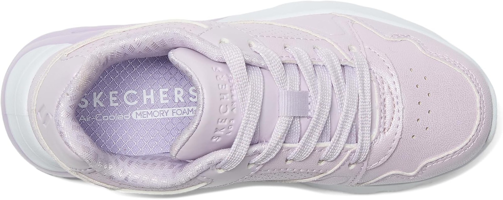 Skechers Girls’ Uno Lite 2.0 – Lavendar – 1 Little Kid M