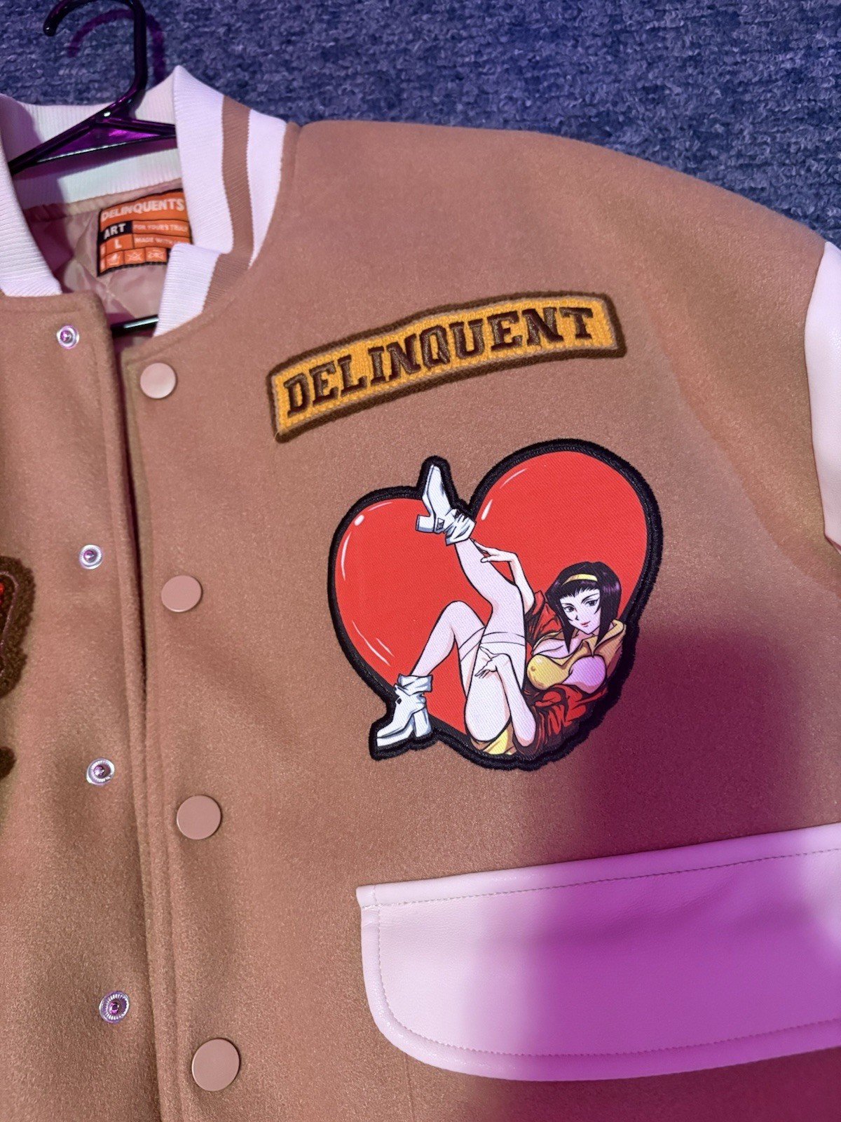 Cowboy Bebop Varsity Jacket Delinquents Truly LARGE