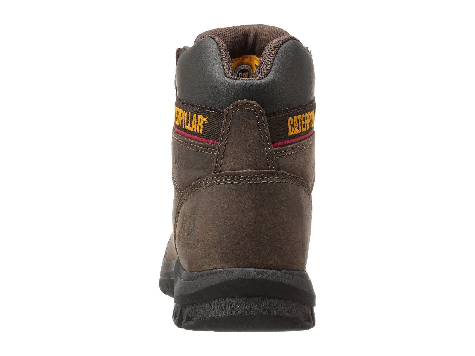 Men Caterpillar Outline Soft Toe Work Boot P74087 Seal Brown 100% Authentic New