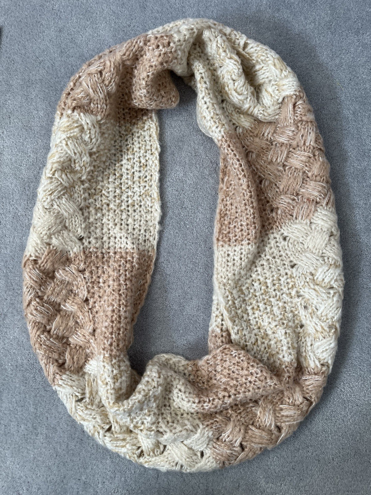 Express Infinity Scarf Scarves Wool & Acrylic Blend – Brand New